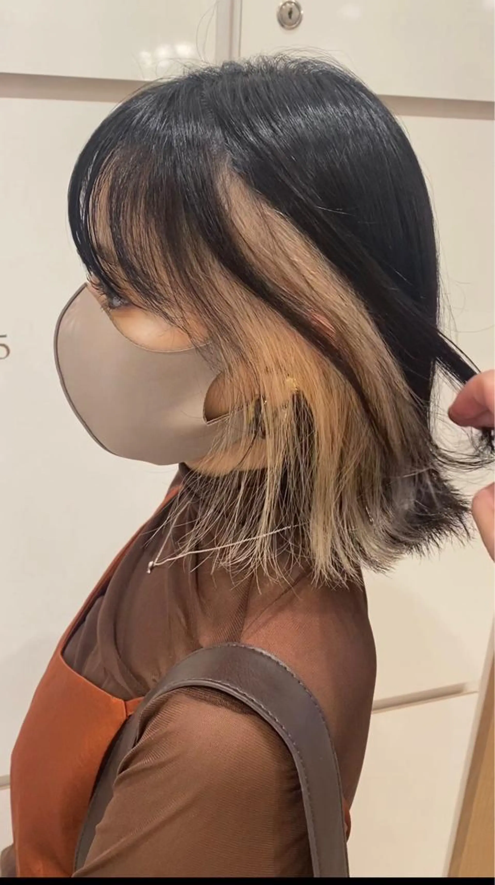 ミディアム カラー レイヤー/艶カラー /韓国ヘア/高松のヘアスタイル