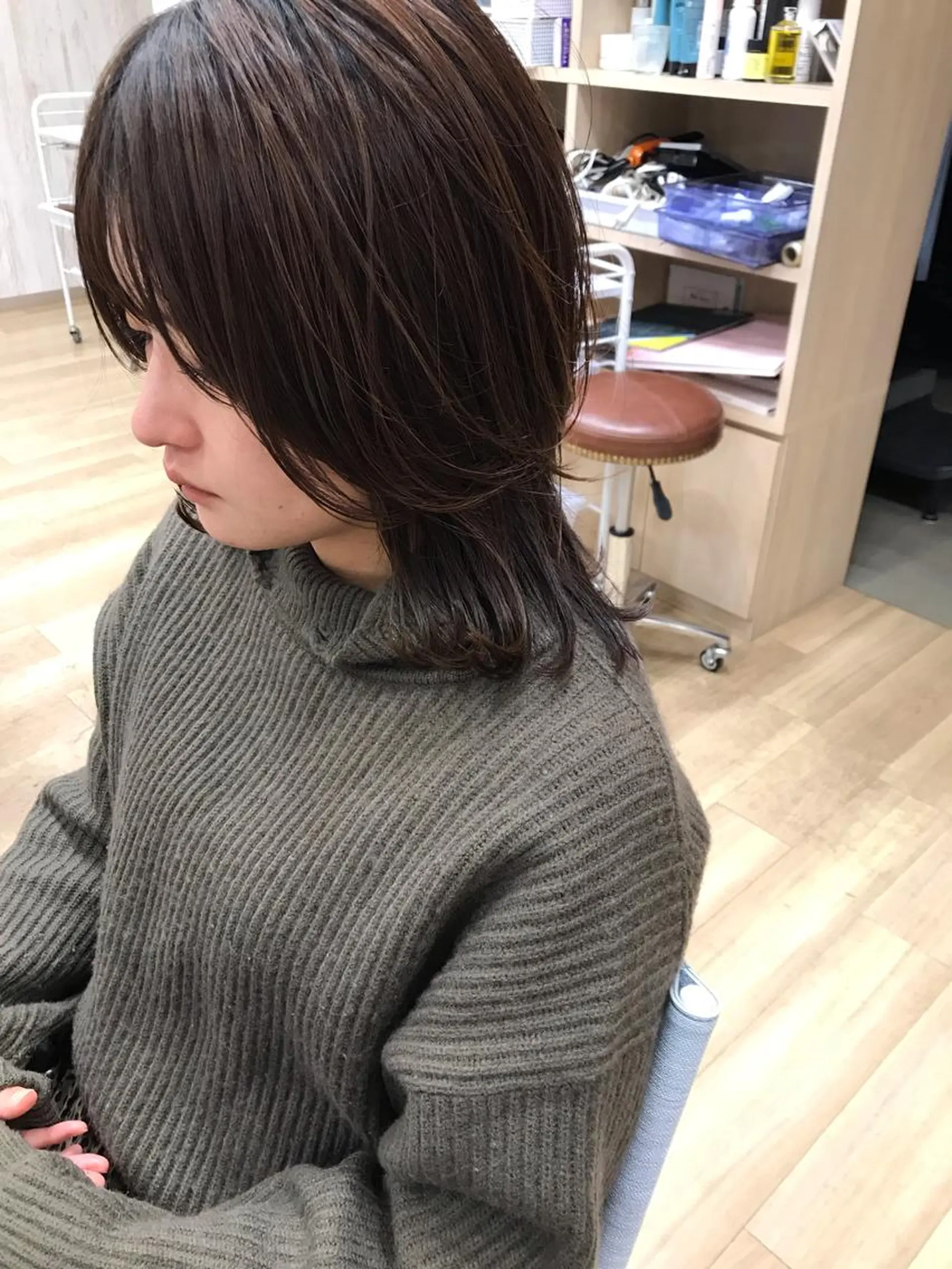 ミディアム メンズパーマ波巻き 🌳大森悠登🌳のヘアスタイル