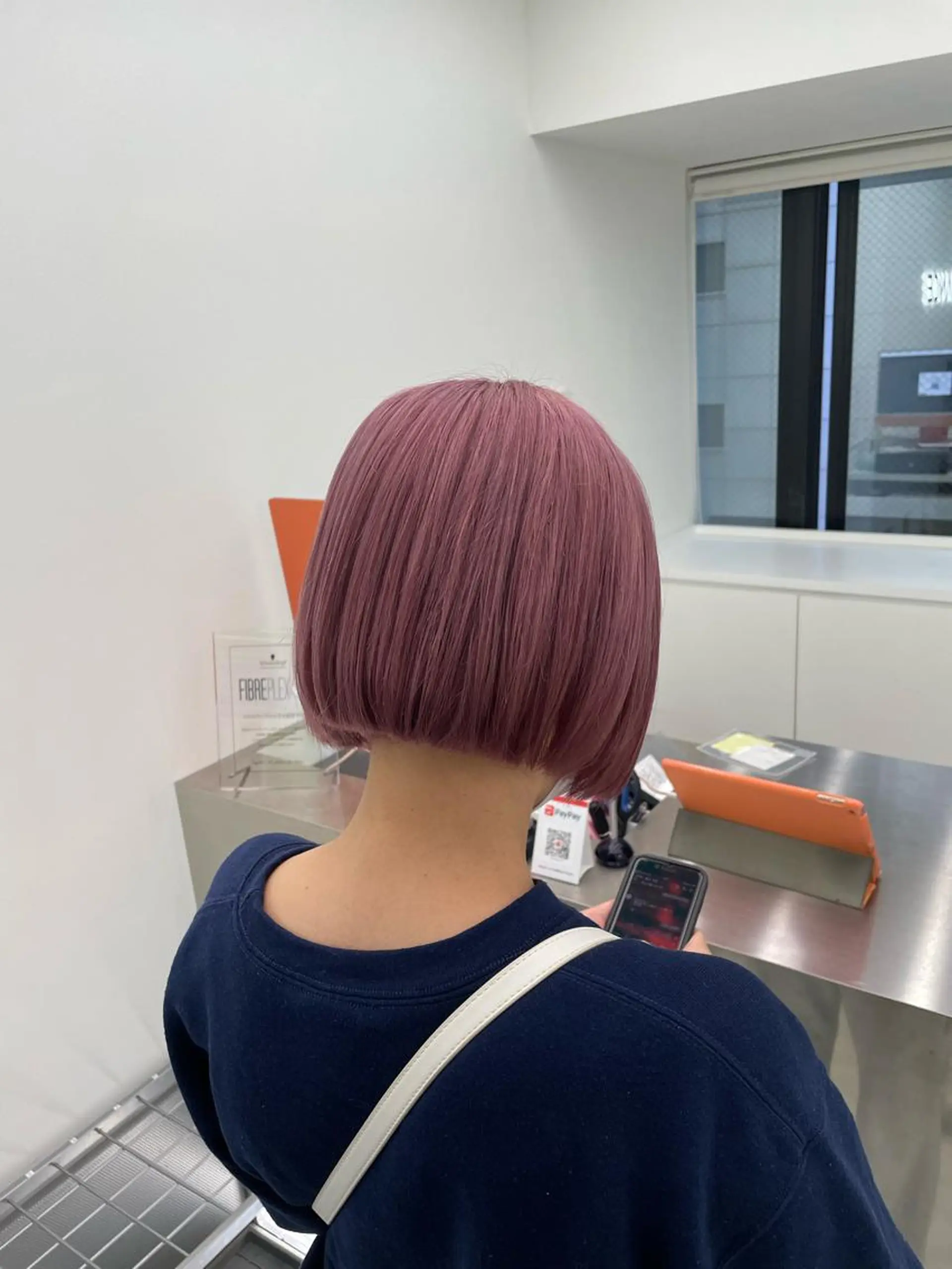 ミディアム ヘアアレンジ カット 縮毛矯正 トリートメント 縮毛矯正/髪質改善/ ブリーチ毛/木元渓太のヘアスタイル