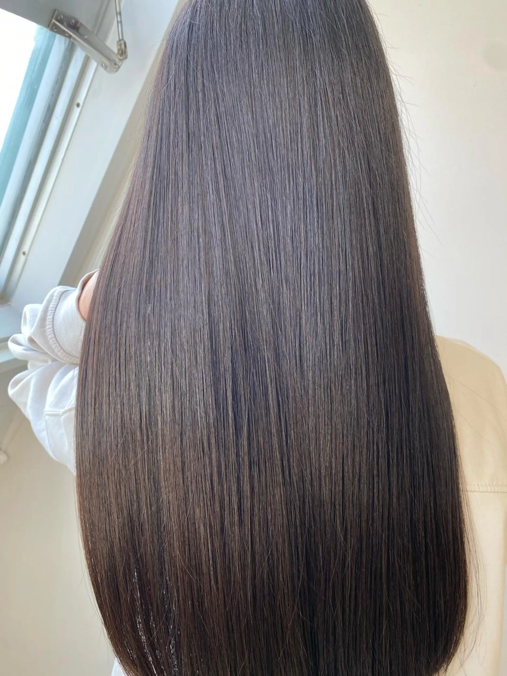 ロング 縮毛矯正 ✨大人韓国レイヤー ✨吉原 潤✨のヘアスタイル