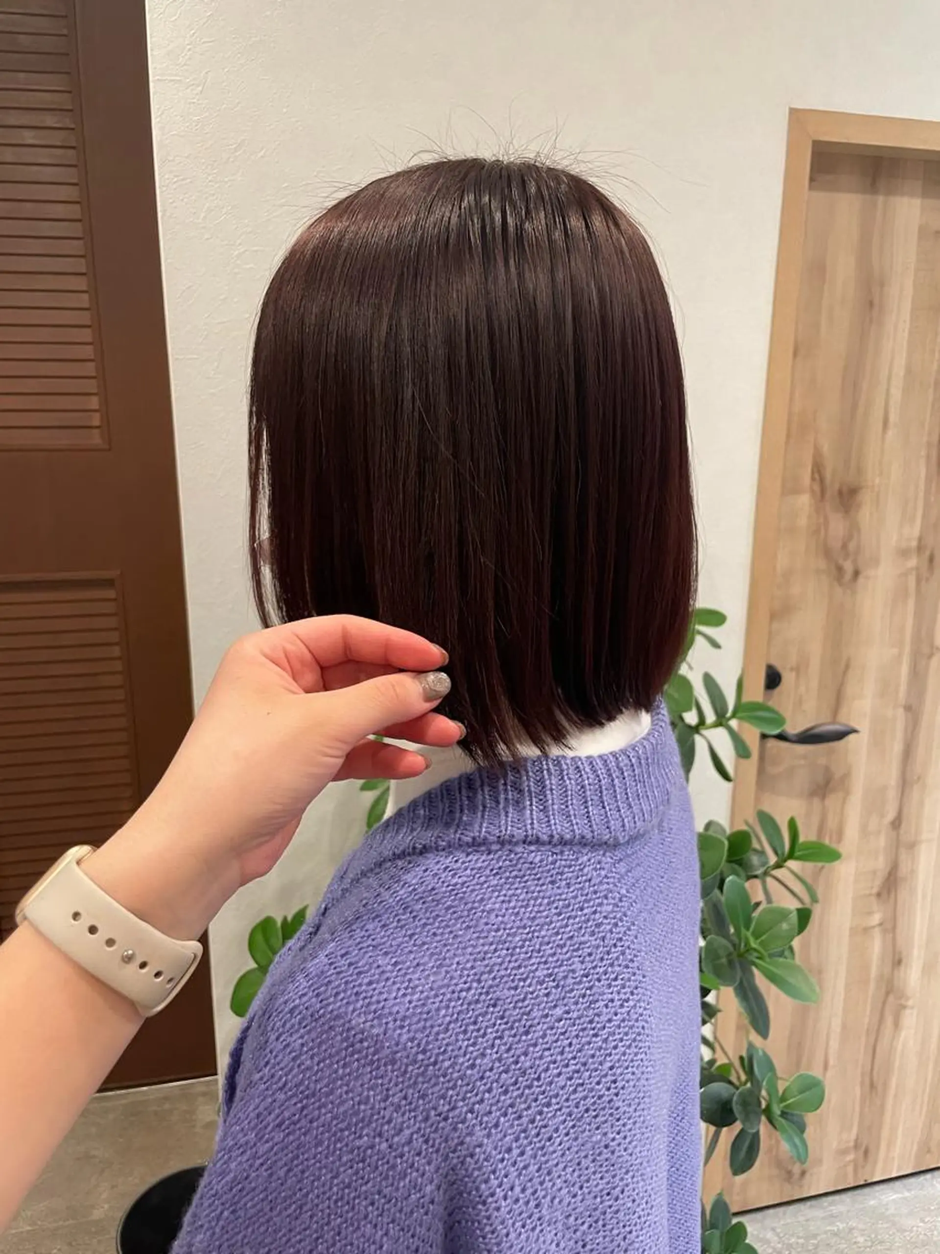 カラー ミツキ/ 透明感カラー/セットのヘアスタイル