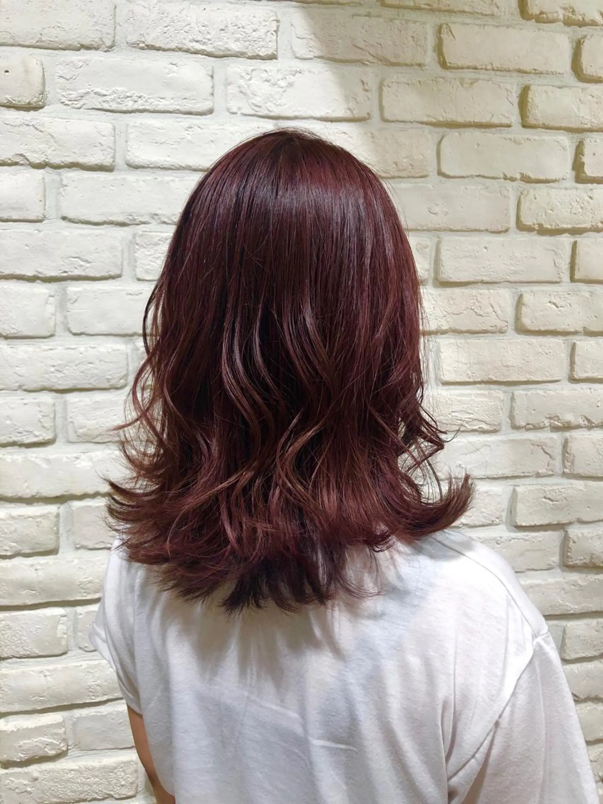 ミディアム カラー ベージュカラー🧸 伊藤なつみのヘアスタイル