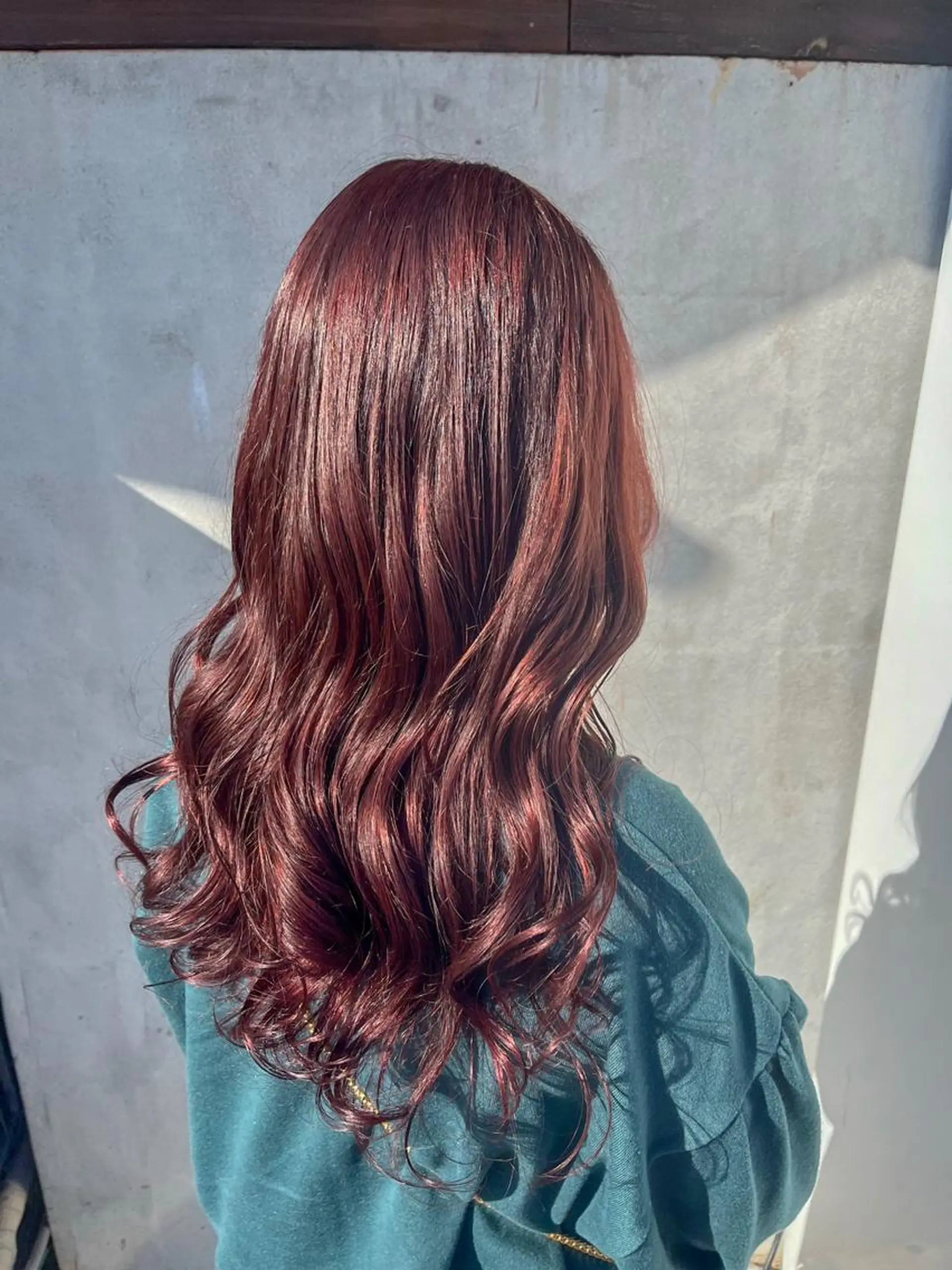 ロング カラー ヘアカラー 佐藤 美聡のヘアスタイル
