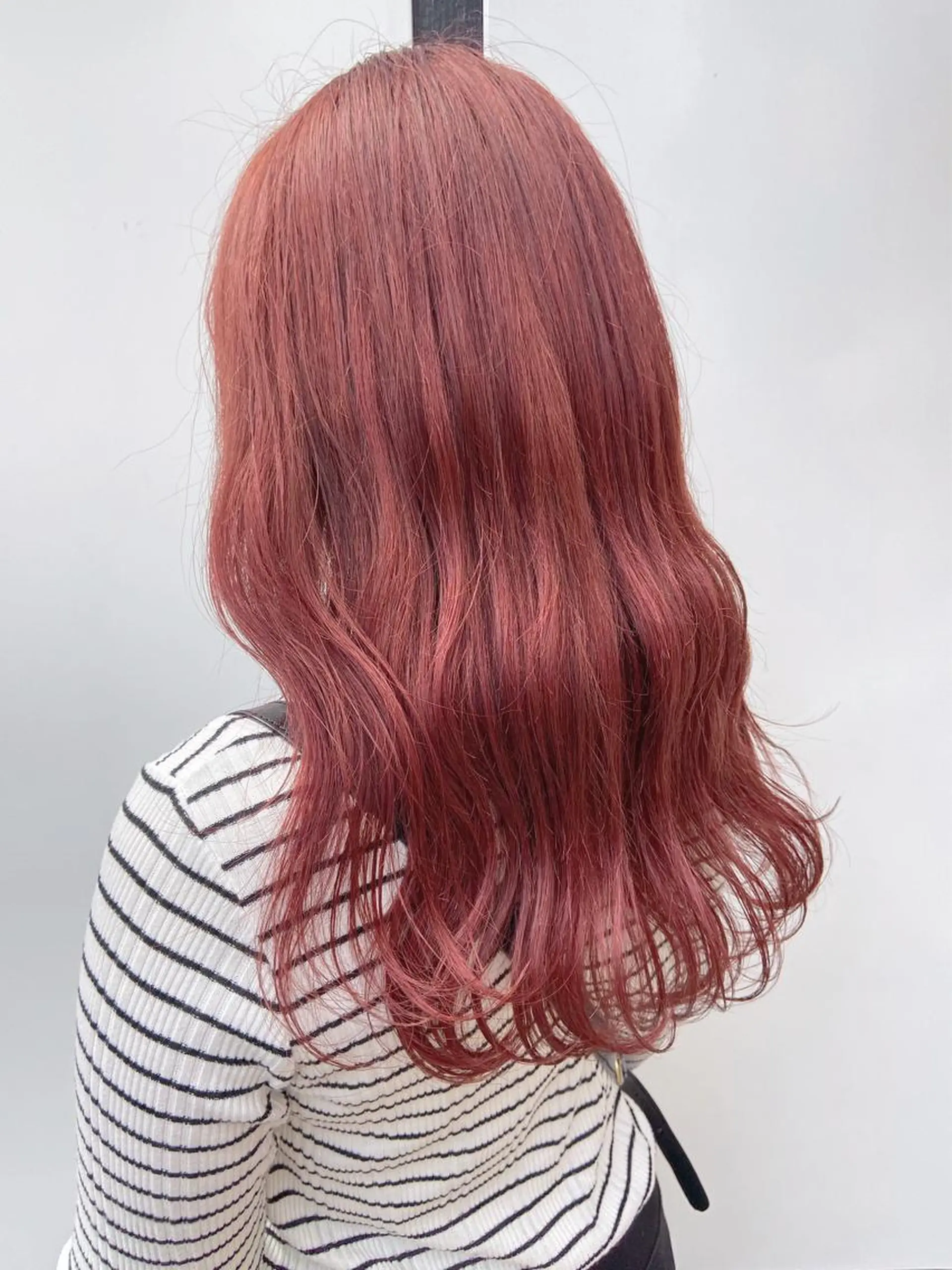 ロング カラー ヘアアレンジ ピンクカラー 天神レイヤーカット No.1💖マユカのヘアスタイル