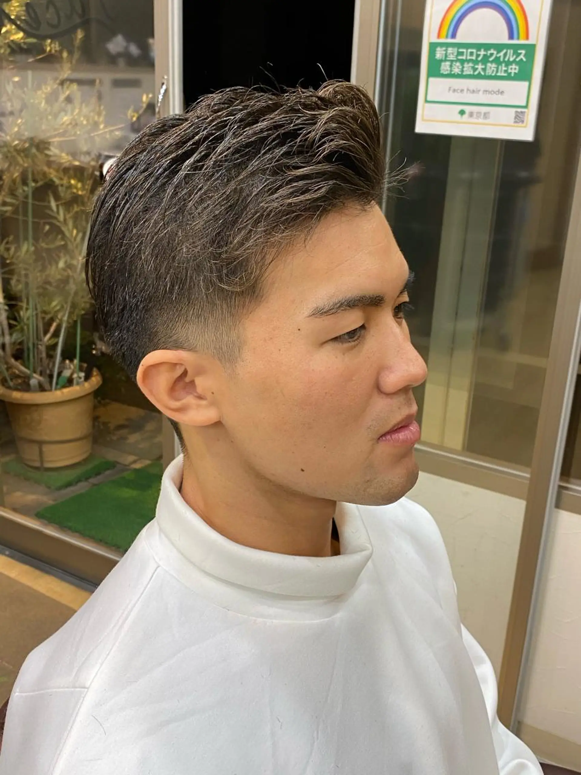 ショート メンズ 浅見 天翔のヘアスタイル