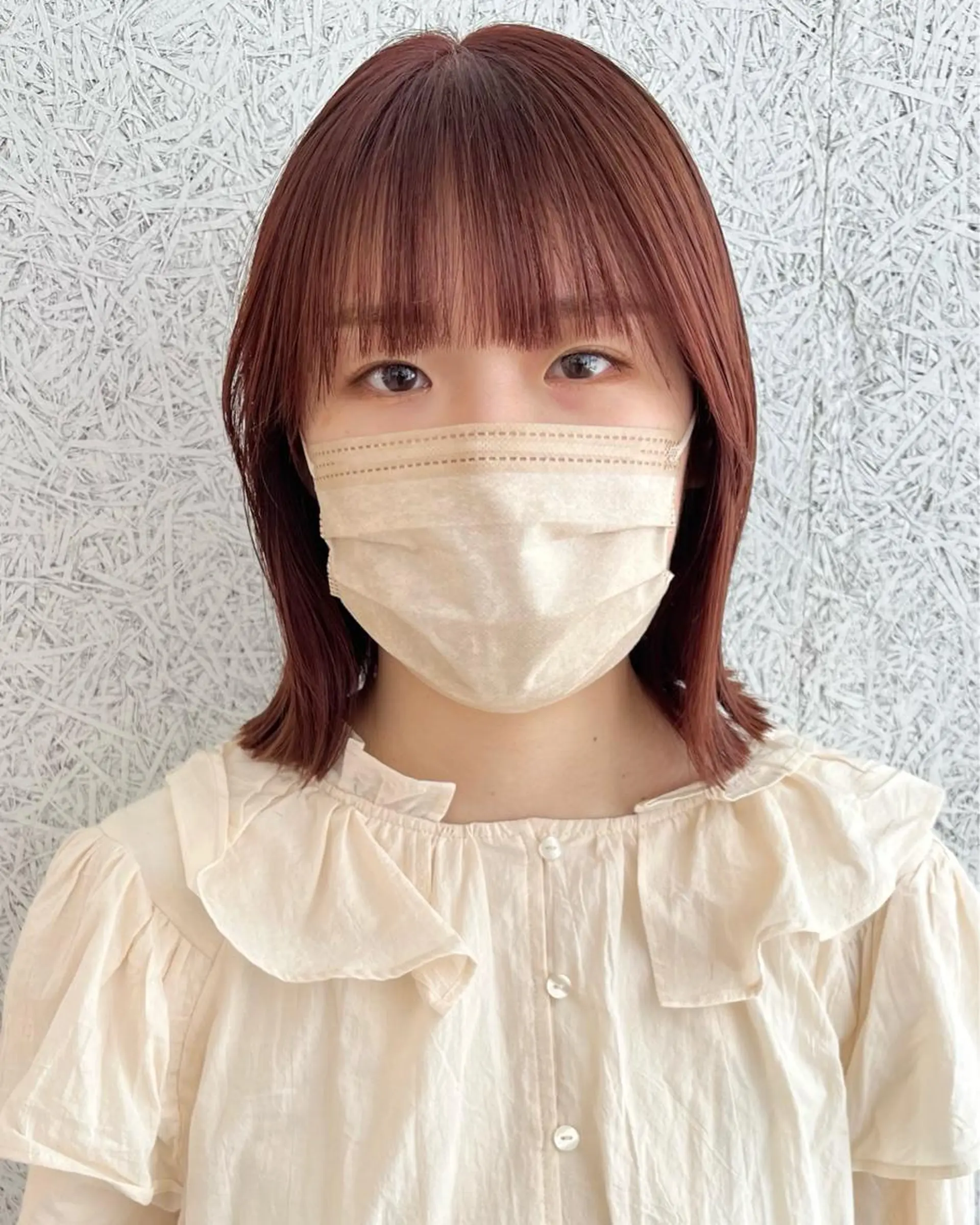 ショート カラー ベージュカラー ピンクカラー ピンクベージュ SOYON 🤍CHIZU🤍.のヘアスタイル