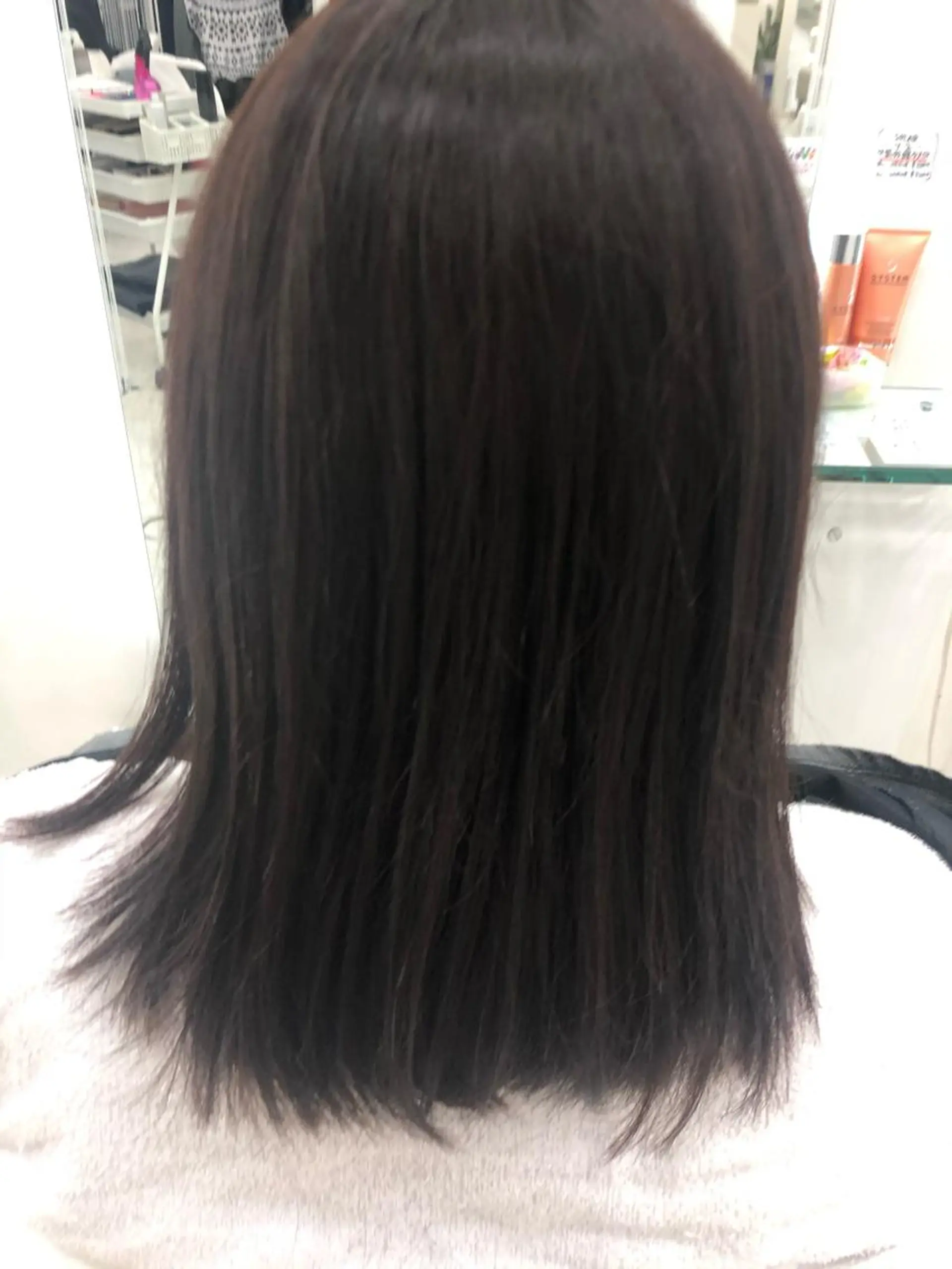 ミディアム カラー ピンクカラー hair Freak /SAYAKAのヘアスタイル