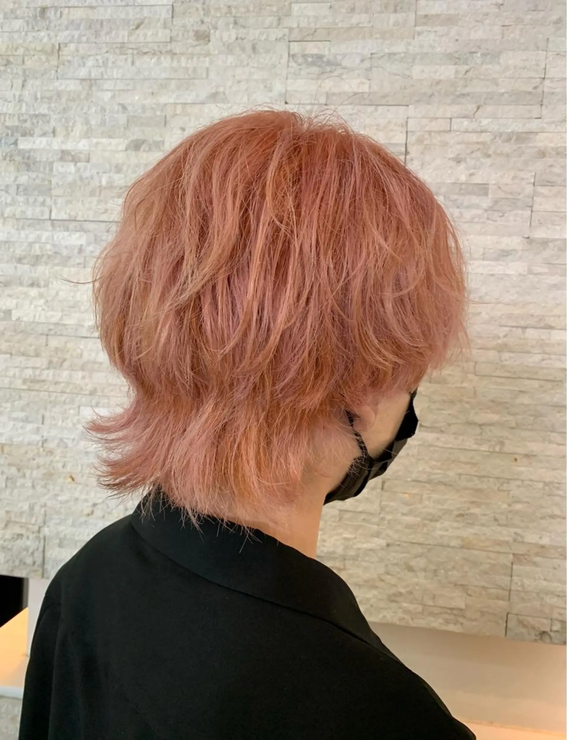 ショート カラー ピンクカラー ヘアカラー トリートメント ヘアセット SUNS by TRUNK所属・✄折橋 彩花🐶🍑のヘアスタイル