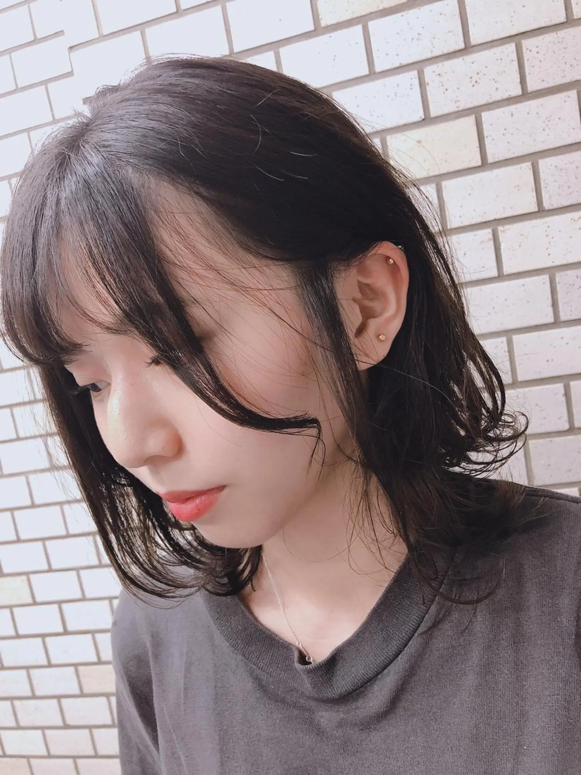 ミディアム hair &eye LAWE.店長のヘアスタイル