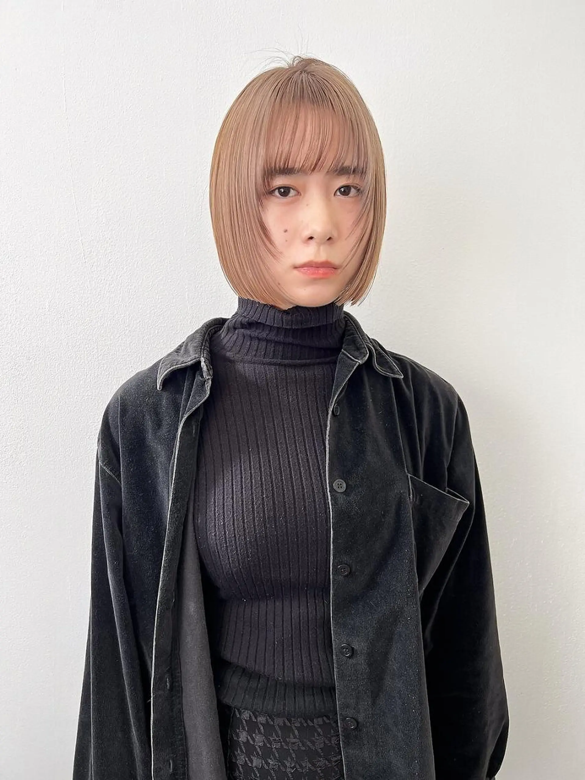 ショート カット ヘアカラー nelke/レイヤー 立川/ブリーチのヘアスタイル