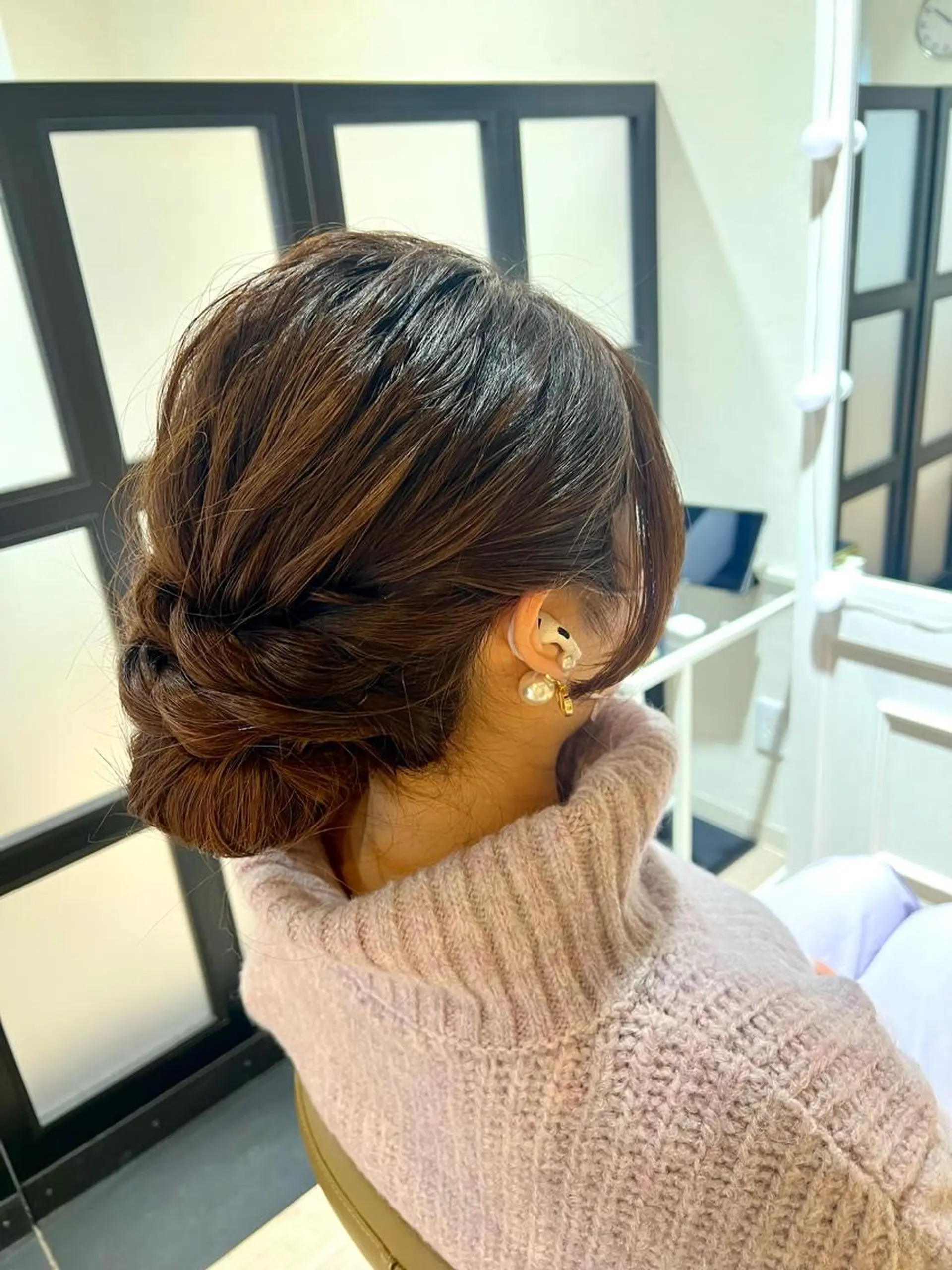 ロング ヘアアレンジ 人見知りさんでも安心 奥田 里佳子のヘアスタイル