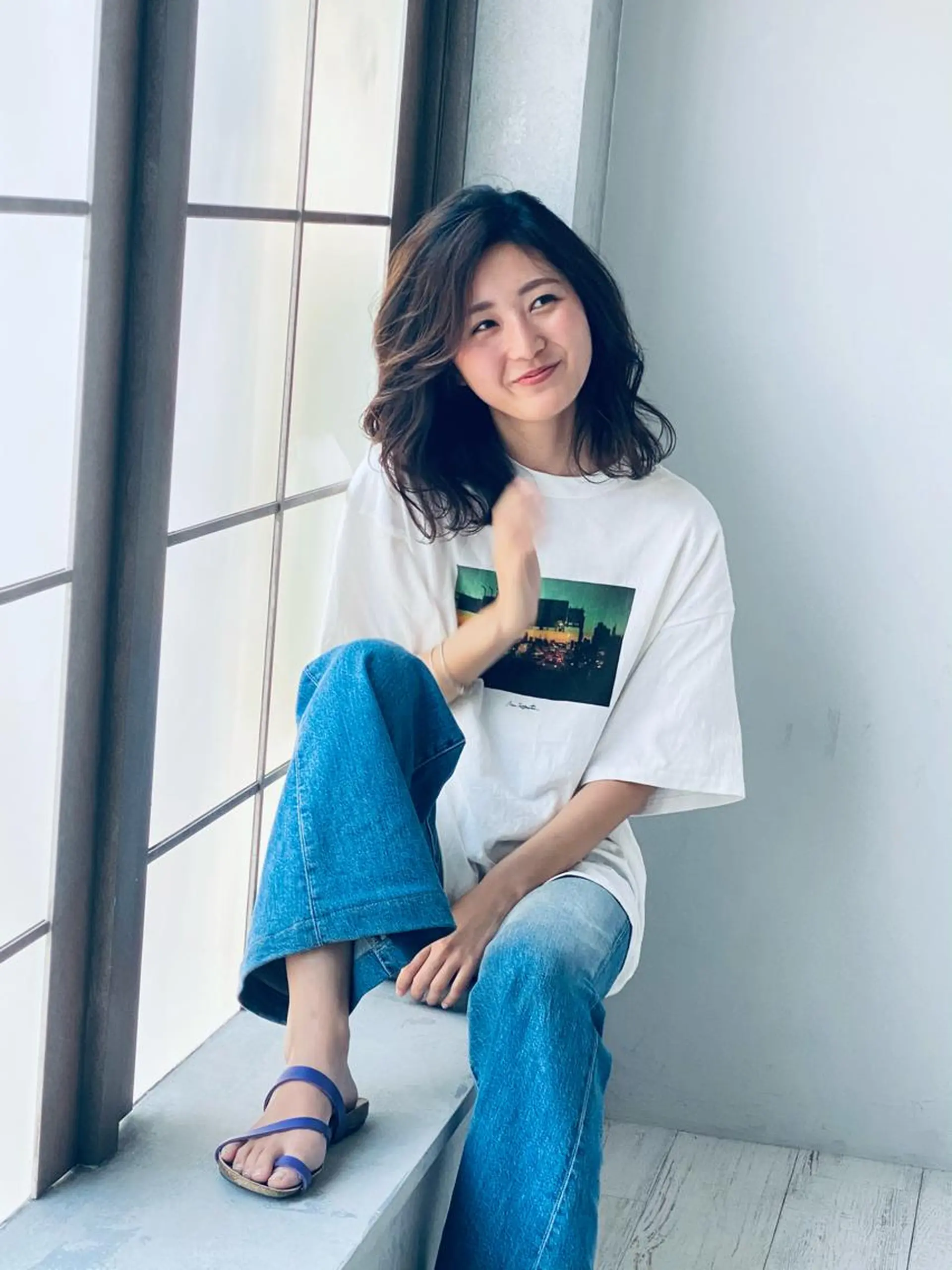 ミディアム カラー パーマ ヘアアレンジ メンズ アイブロウ メンズカット/パーマ 👟黒田紗名👟のヘアスタイル