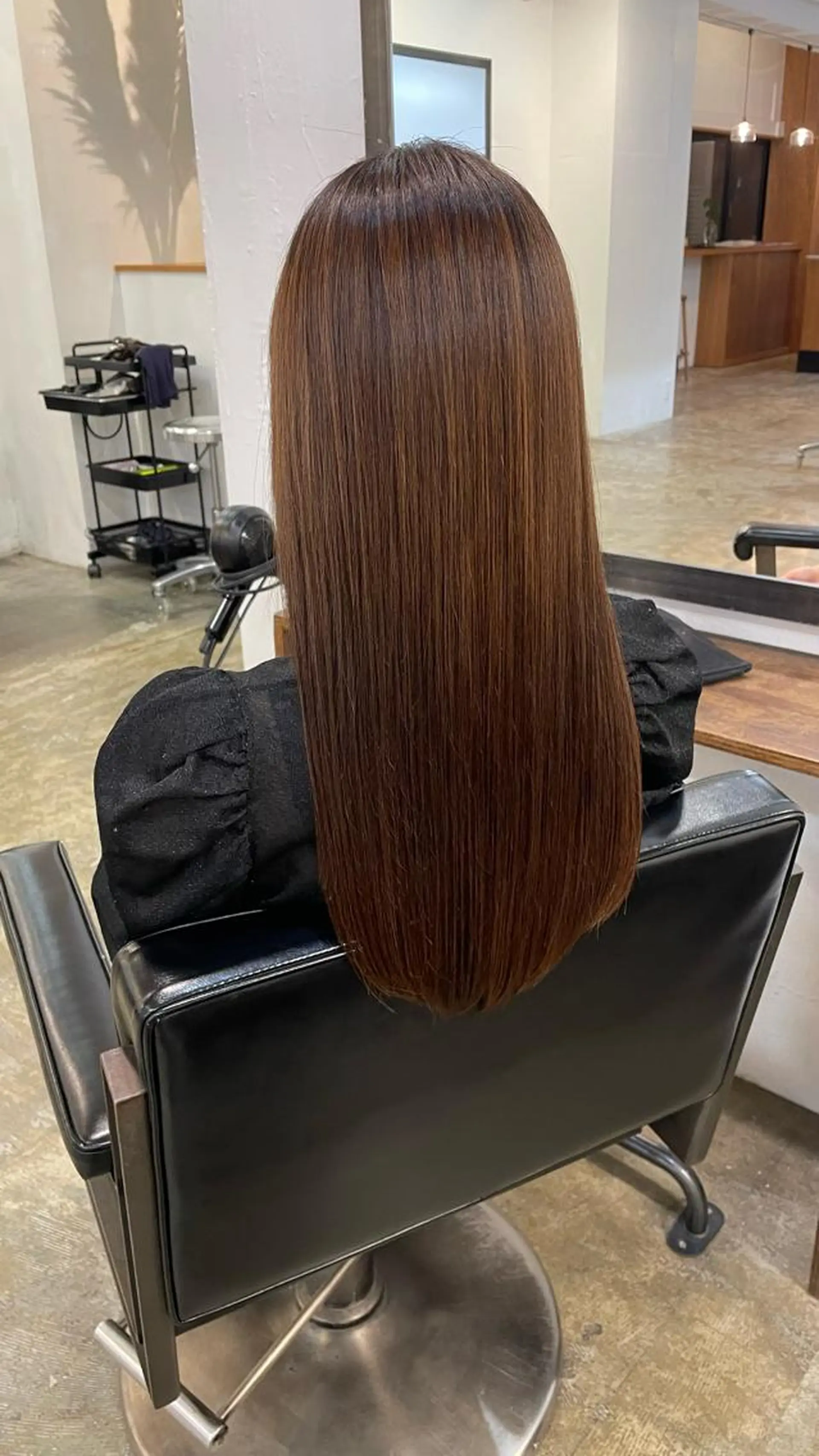 ロング カットモデル募集 長谷川のヘアスタイル