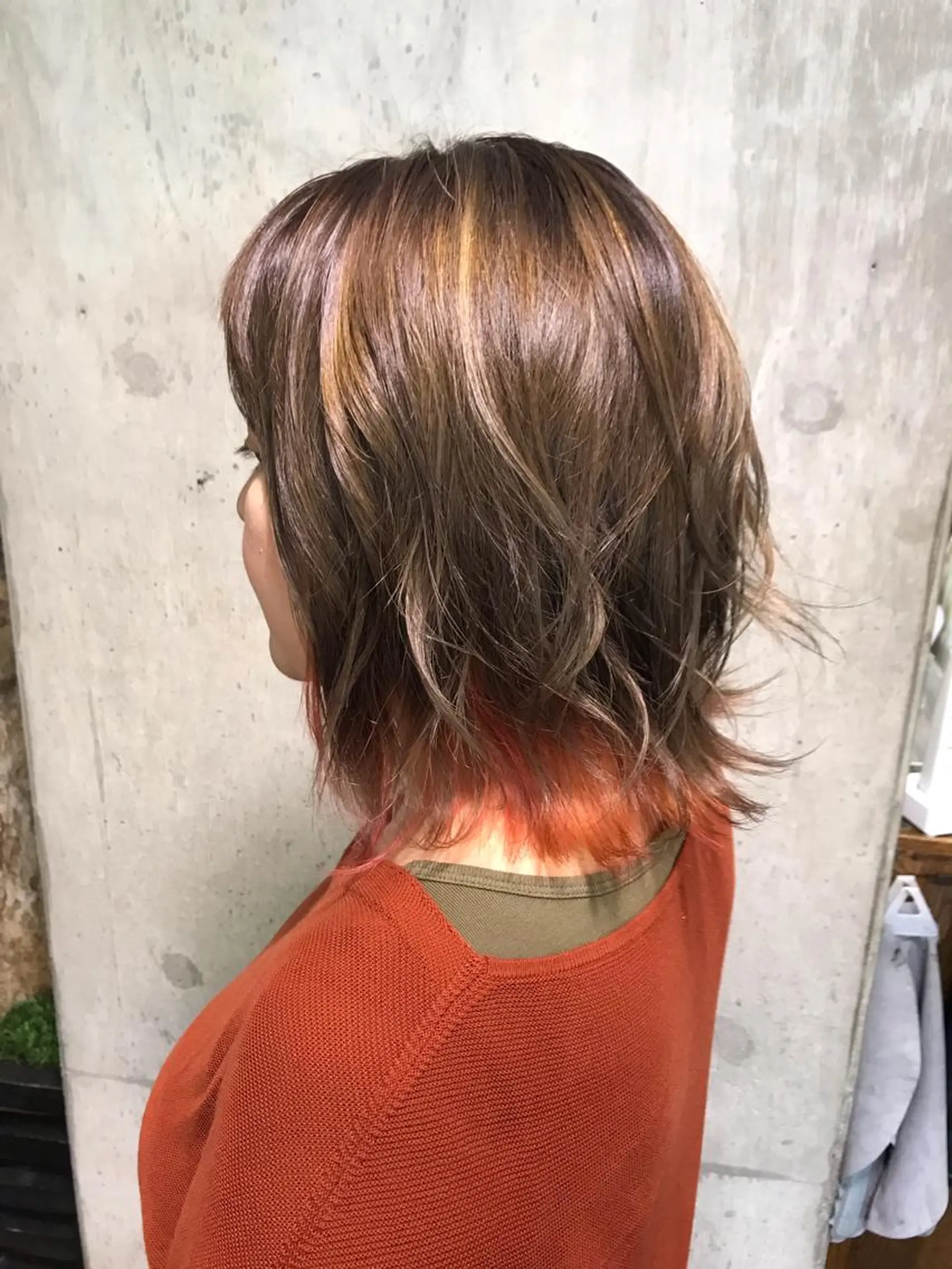 カラー 坂野 結子のヘアスタイル