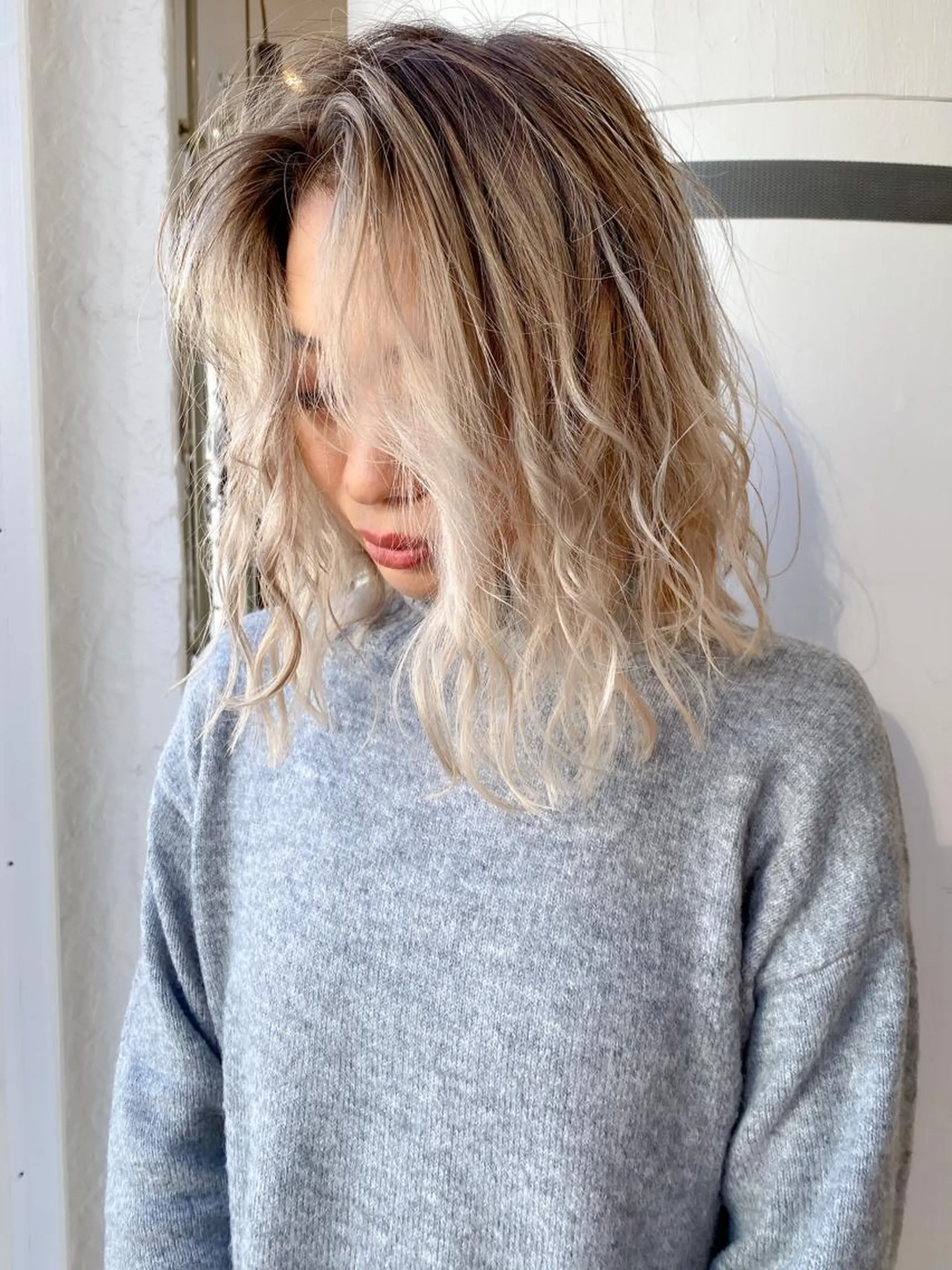 セミロング カラー welring hair salonのヘアスタイル