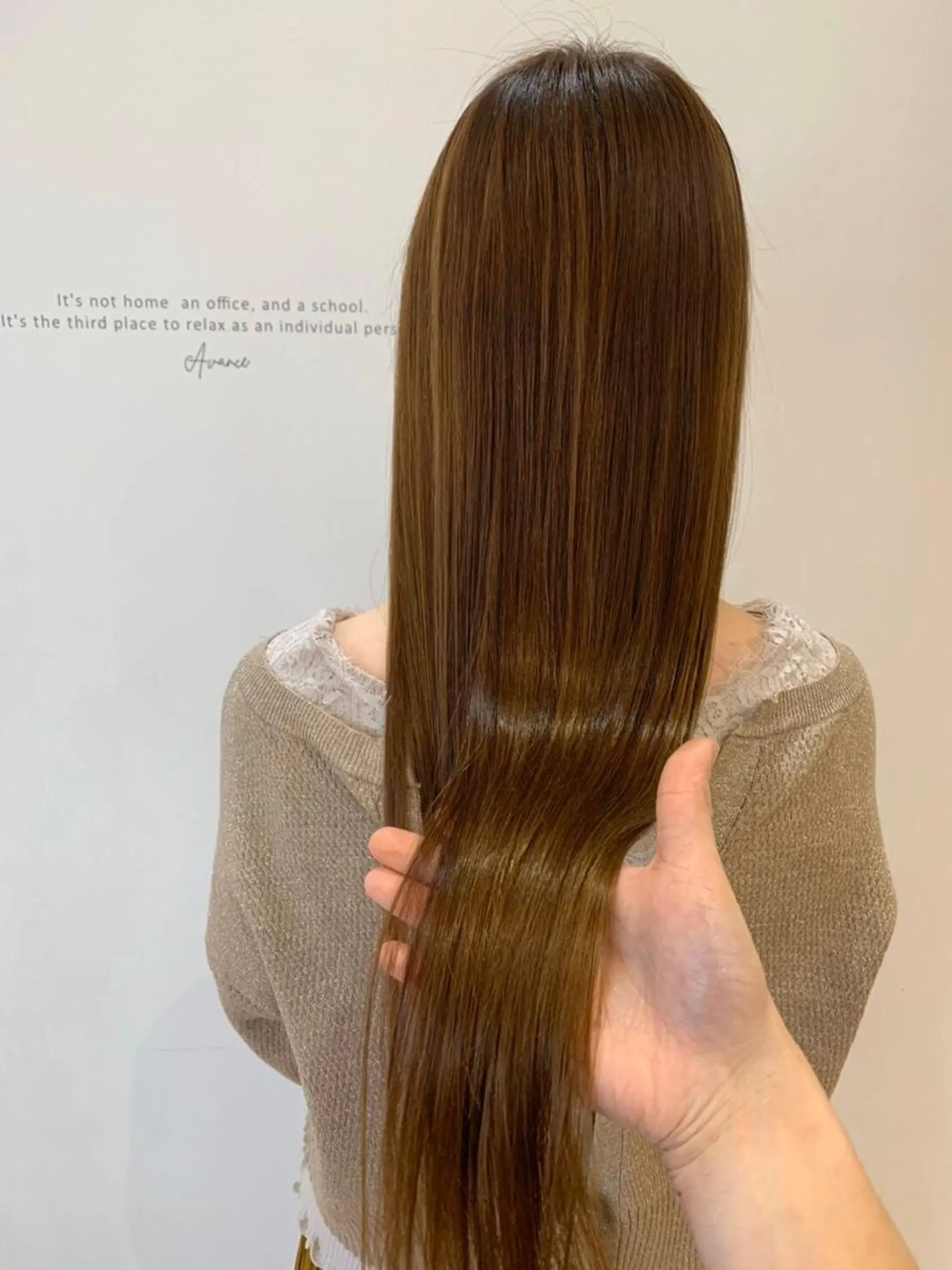 ロング 髪質改善 カット ヘアカラー トリートメント デザインカラー Lienのヘアスタイル