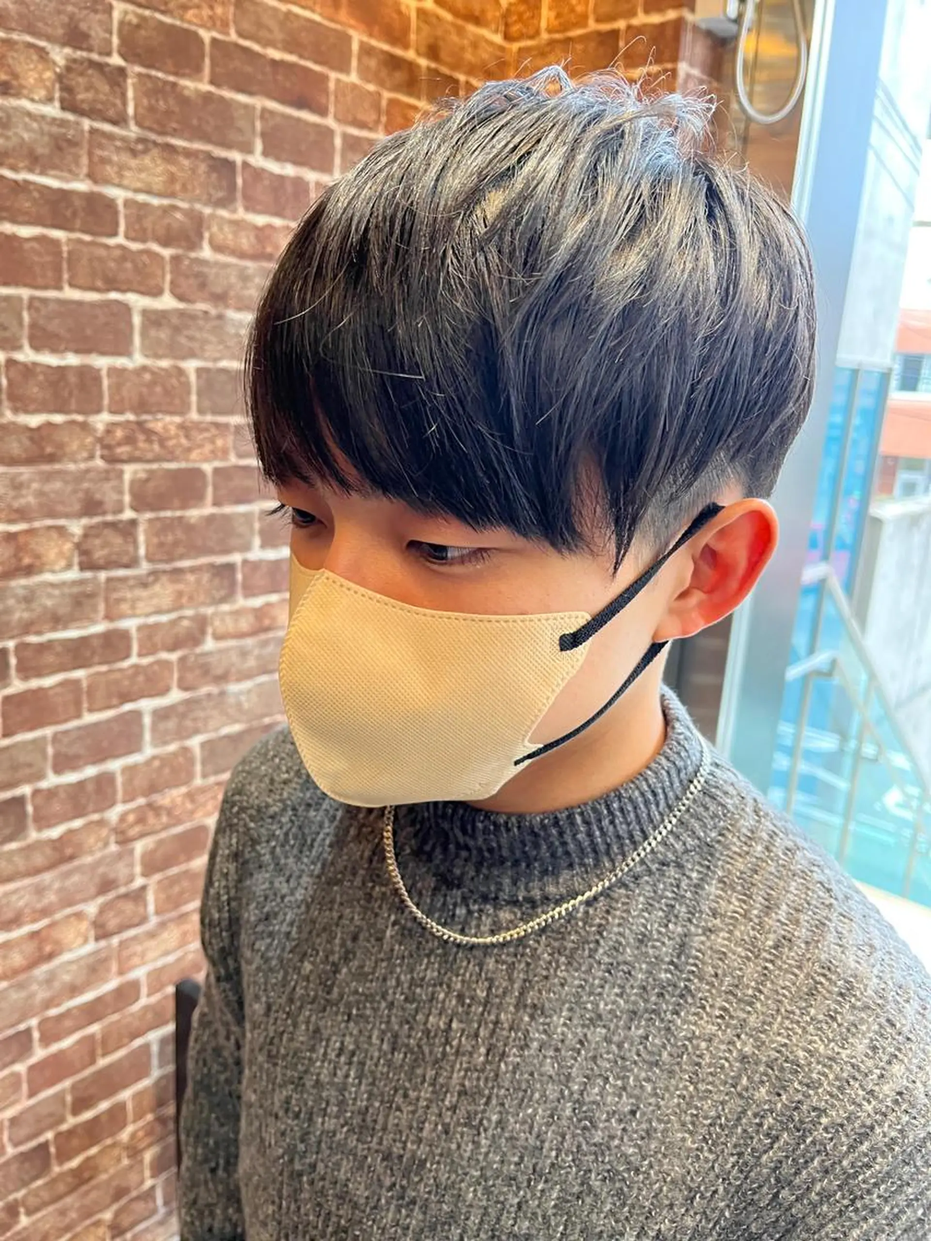 ショート カラー パーマ ヘアアレンジ メンズ キッズ ネイル マツエク・マツパ アイブロウ メンズブリーチ メンズハイライト メンズインナーカラー メンズ韓国風 ブリーチ 久木原 ゆりのヘアスタイル