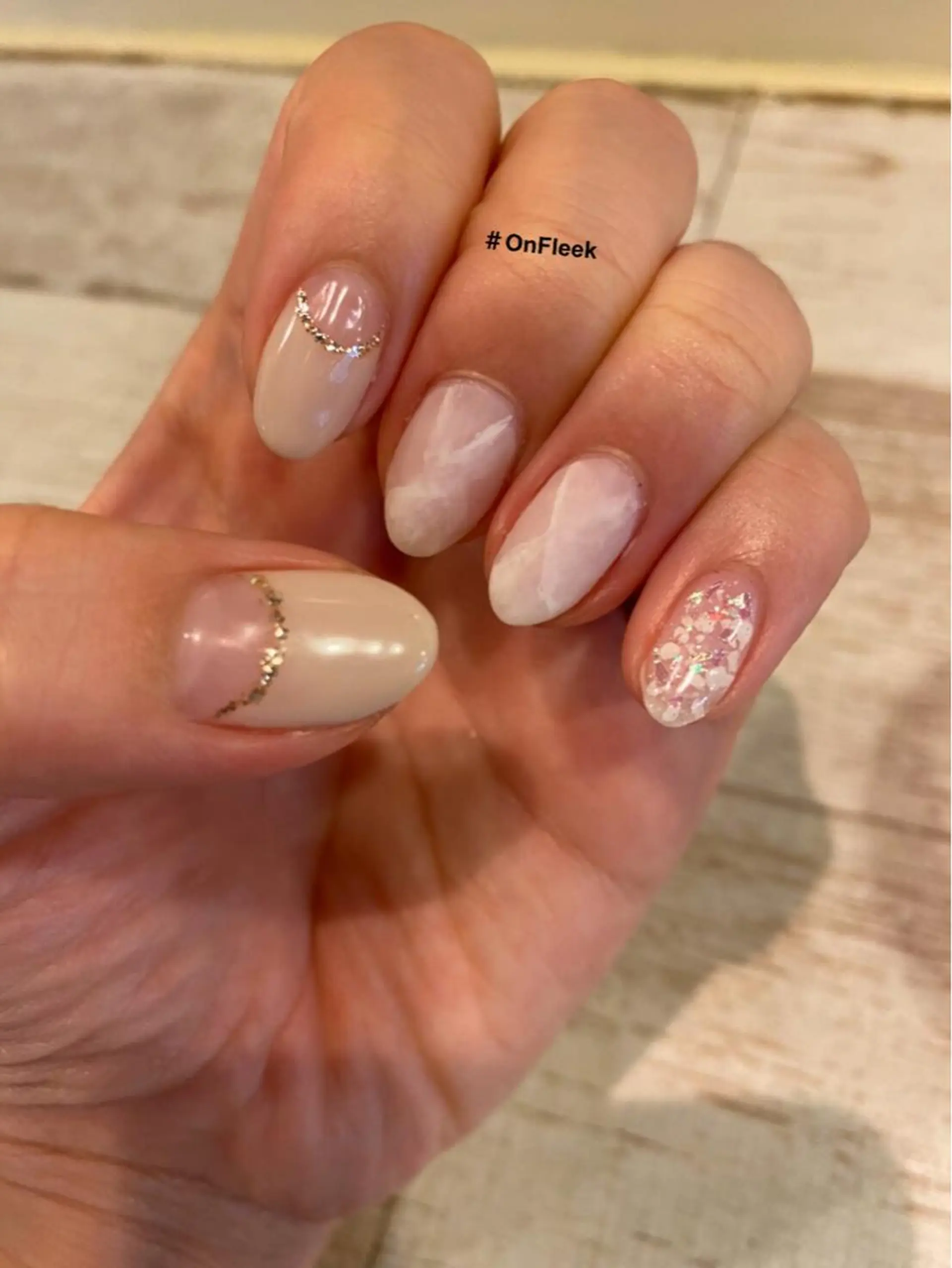 ネイル マットネイル ハンドネイル NailSalon ＃OnFleekのネイルデザイン