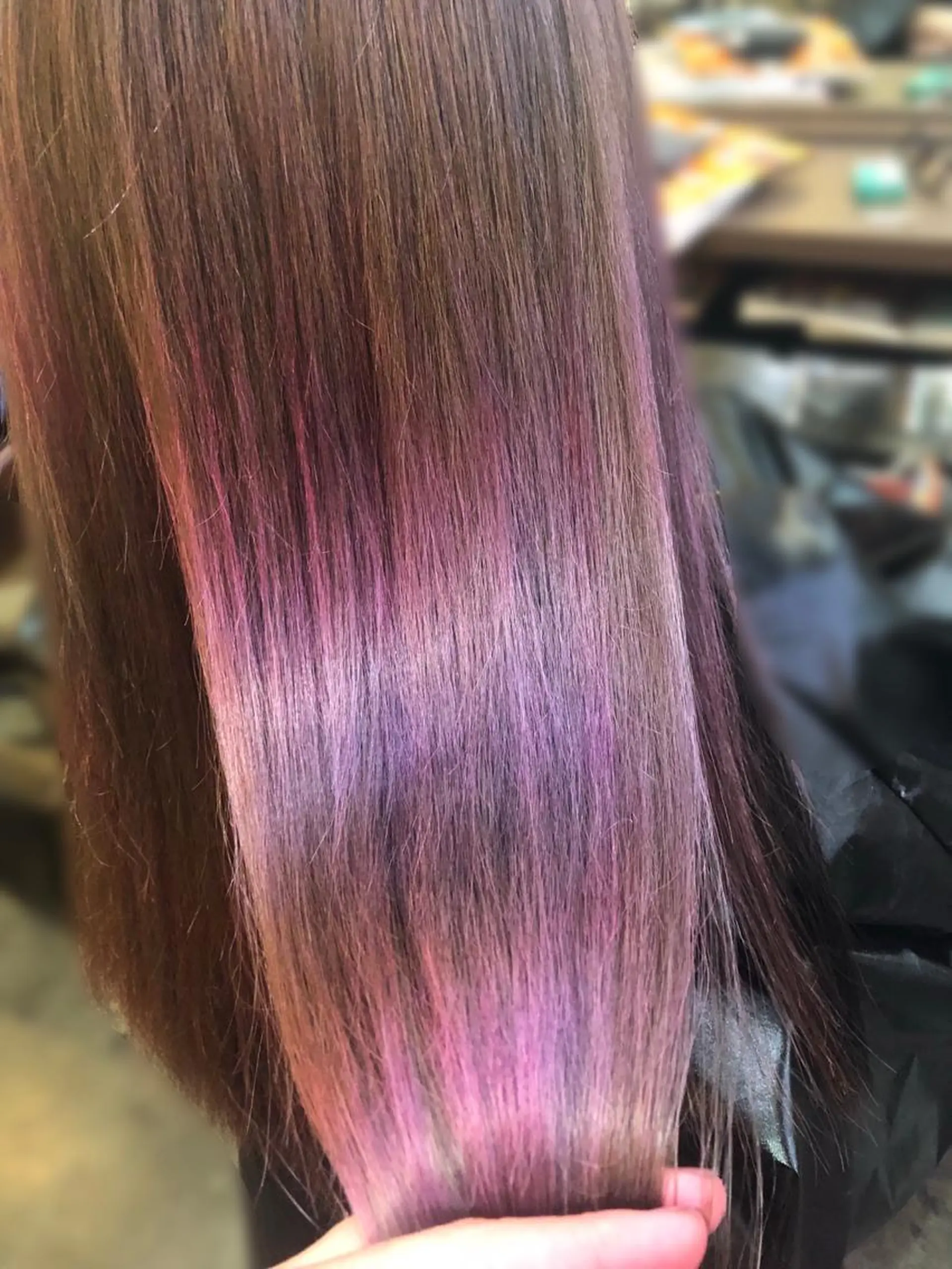 セミロング カット ヘアカラー トリートメント 吉田 典弘のヘアスタイル