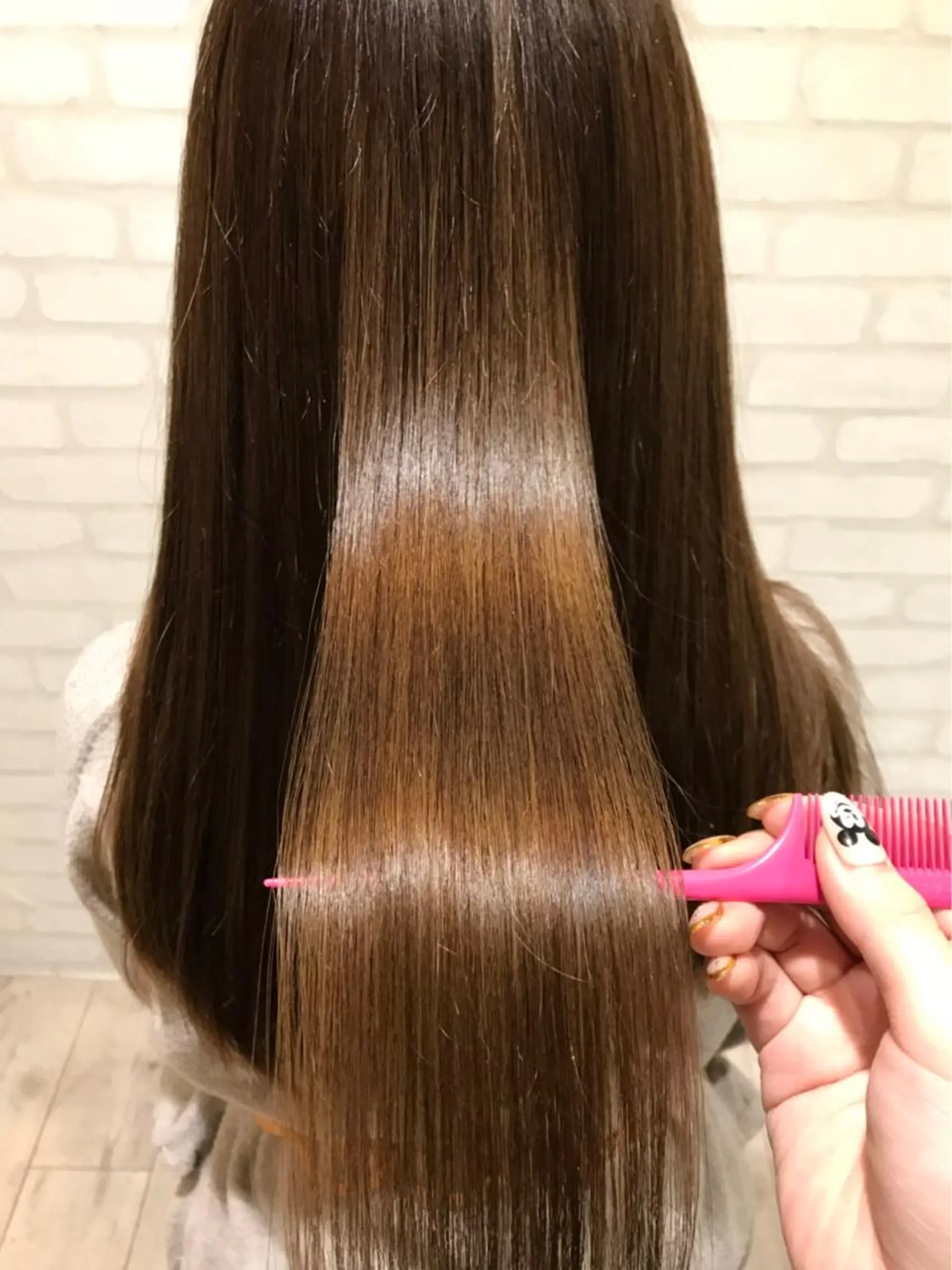 ロング カラー トリートメント カット ヘアカラー トリートメント ✨レイヤーお任せ✨ 林有里子のヘアスタイル