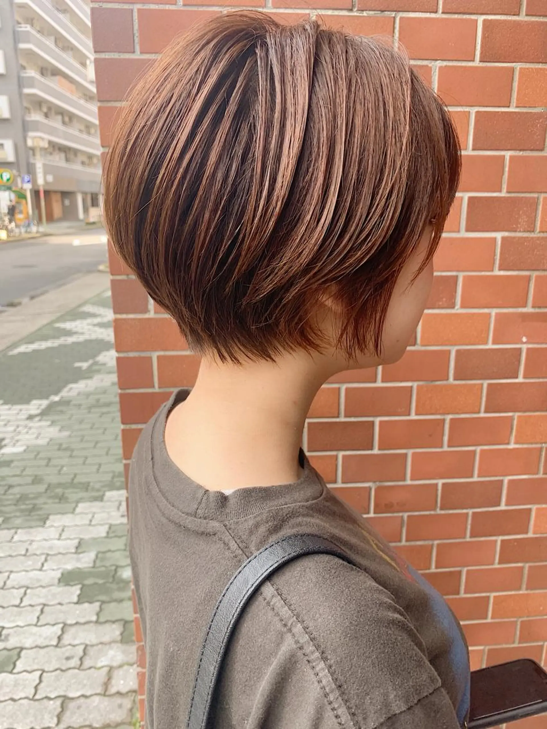 ショート 丹羽大喜 縮毛矯正/美髪矯正のヘアスタイル