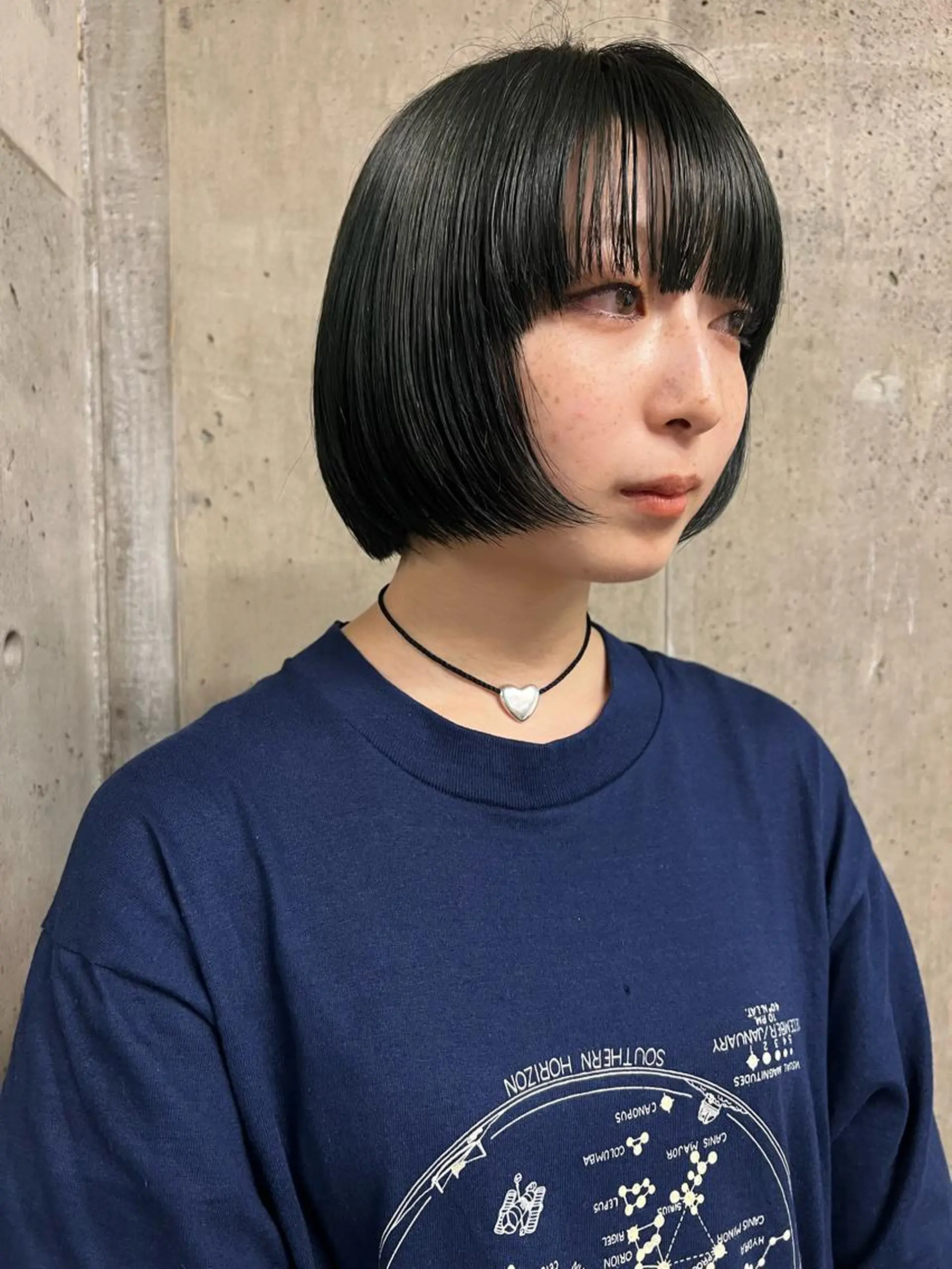 ミディアム カラー yu  /透明感カラ ー/ボブ/caseyのヘアスタイル