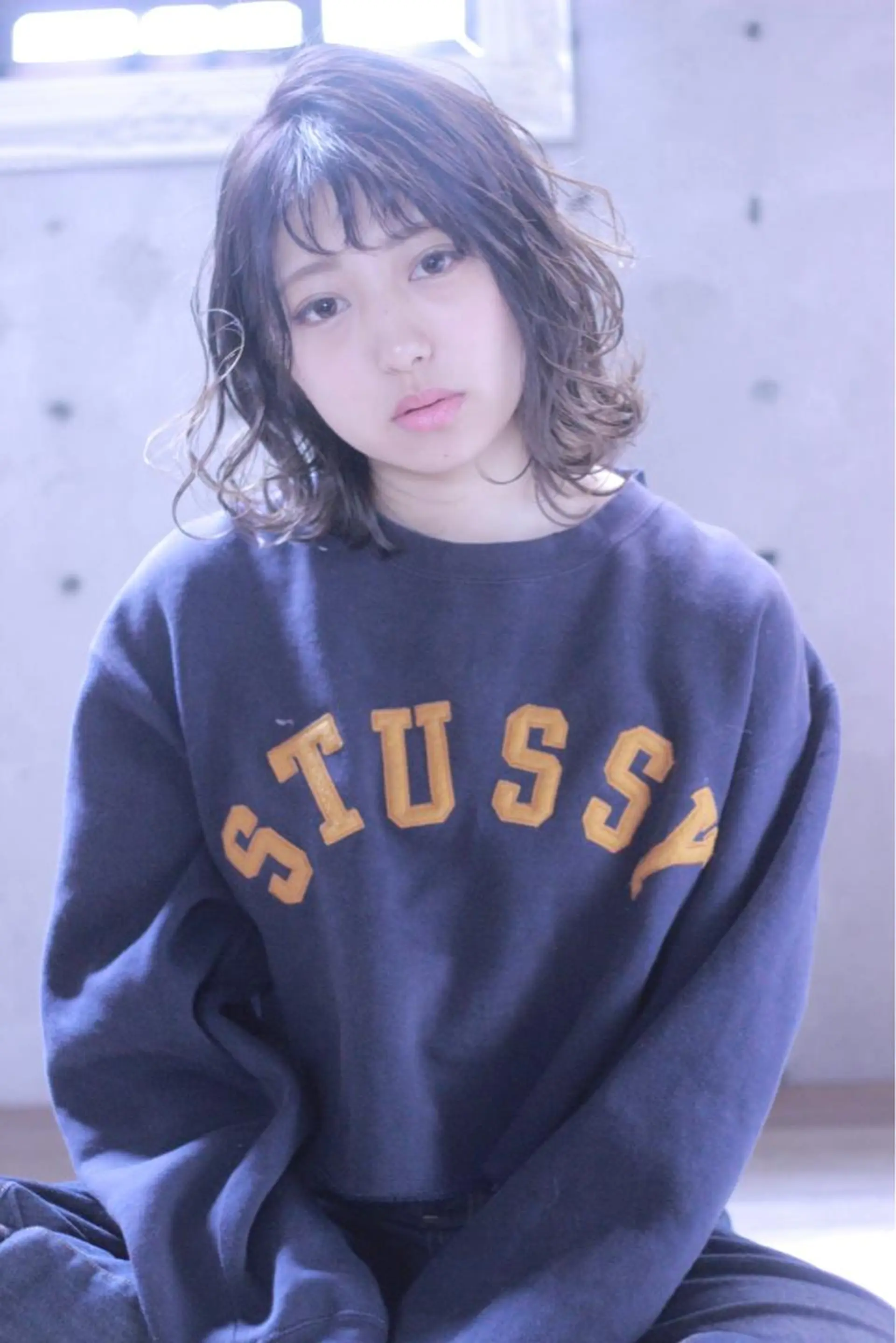 ミディアム カラー 及川 光のヘアスタイル