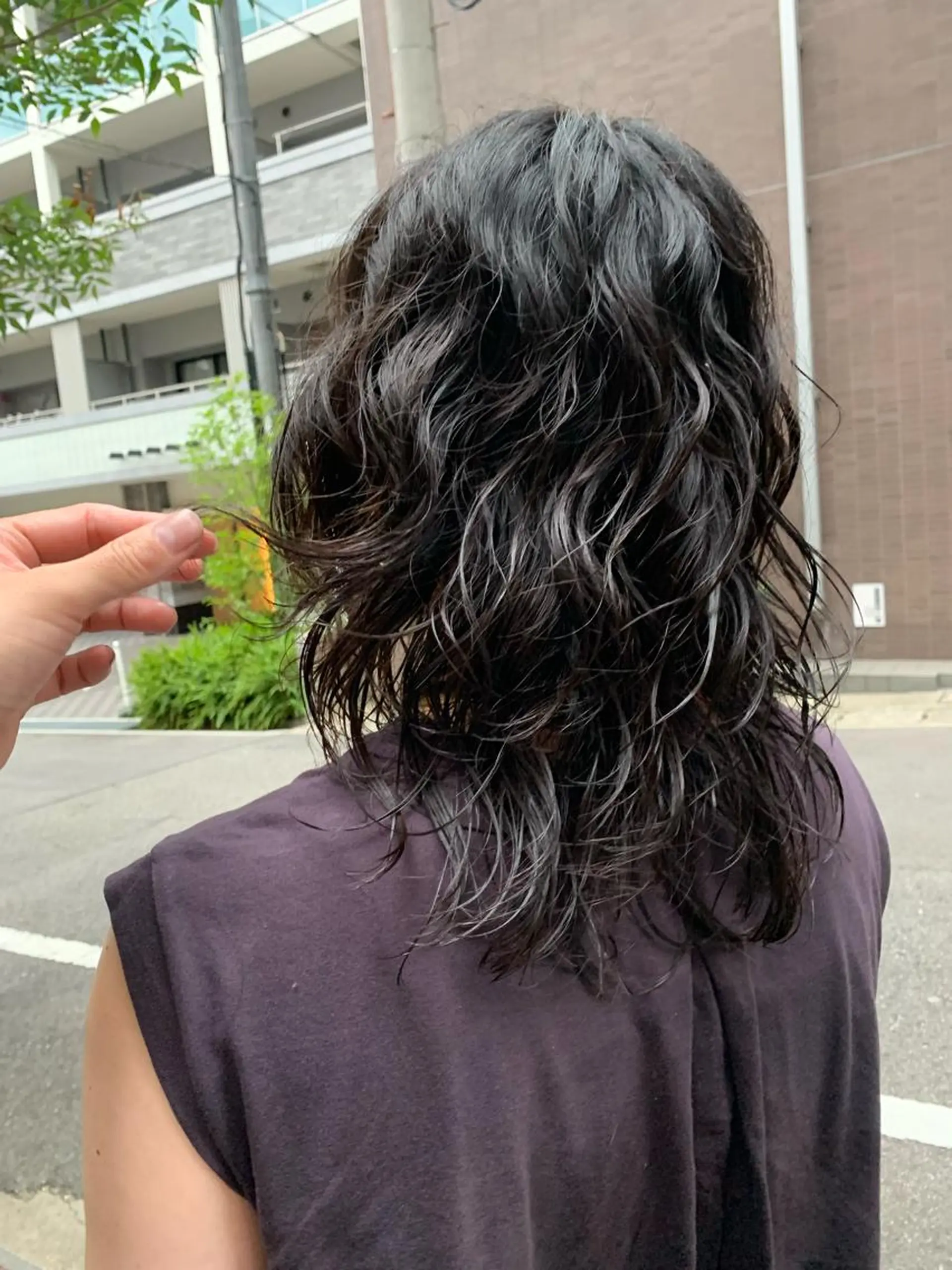 ミディアム パーマ ミディアムパーマ パーマ/レイヤー/ ボブ/豊浦翔太のヘアスタイル