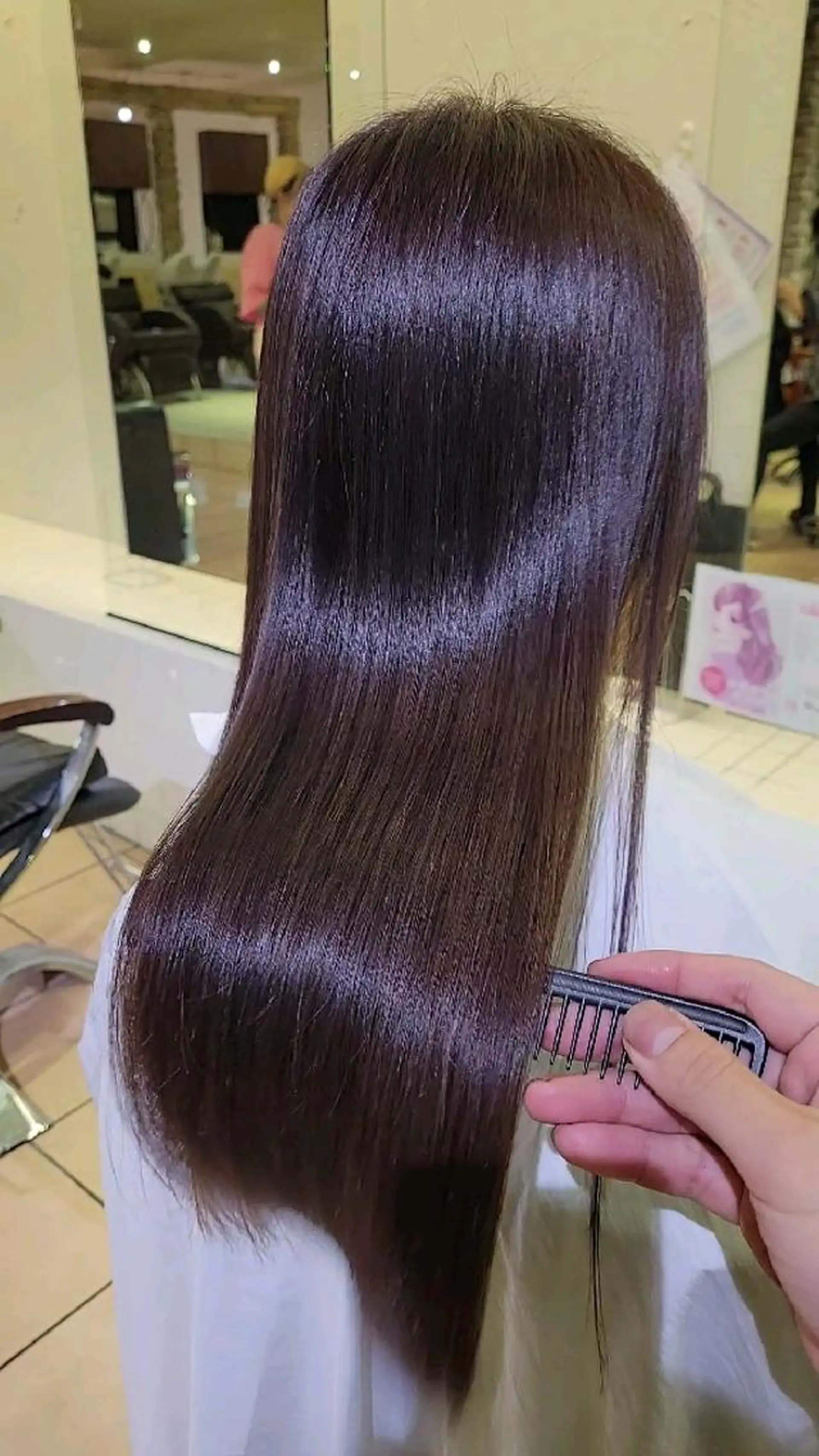 ロング 髪質改善 トリートメント カット 縮毛矯正 トリートメント 【髪質改善美容師】t occa茨木篠原健太のヘアスタイル