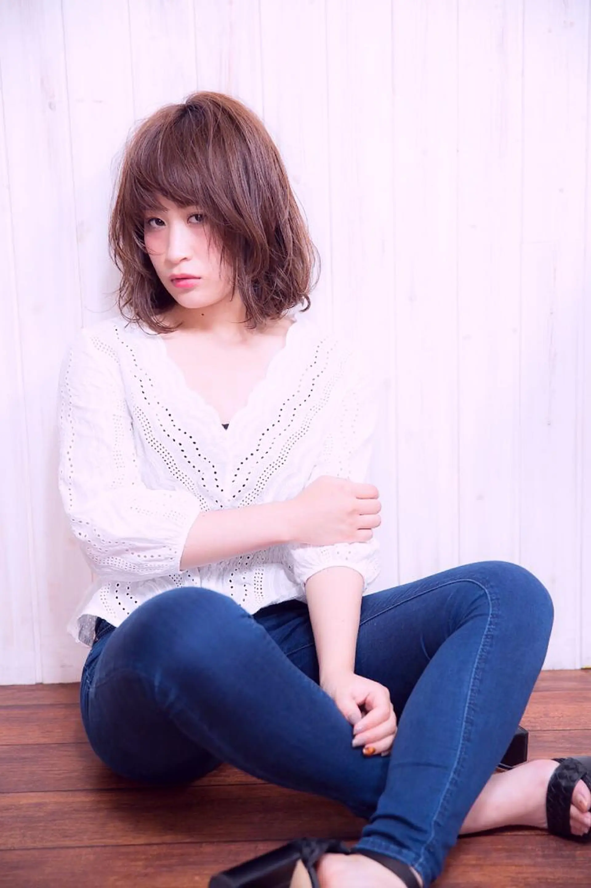 ミディアム カラー 吉祥寺aivee 若手注目スタッフのヘアスタイル