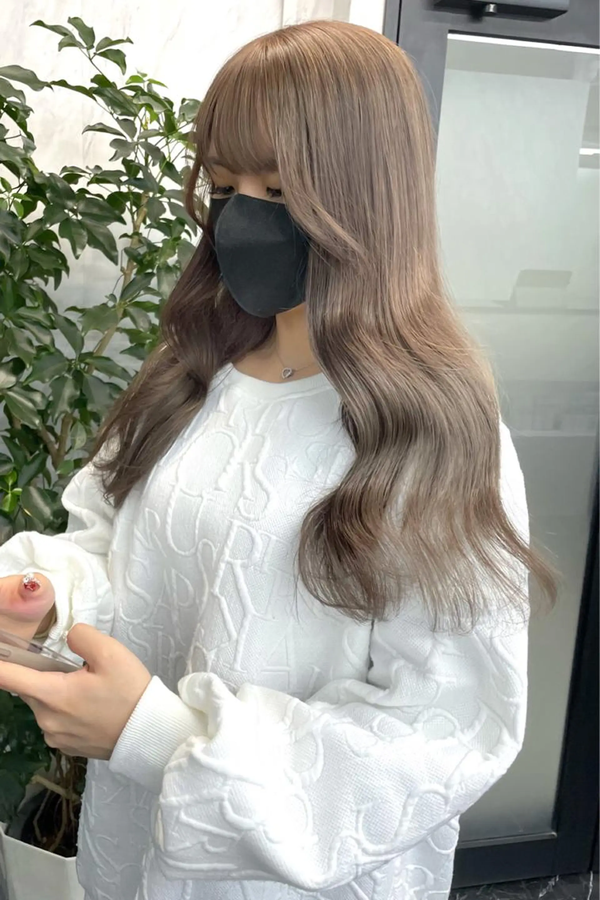 ロング カラー ダブルカラー wehlen_ keisukeのヘアスタイル