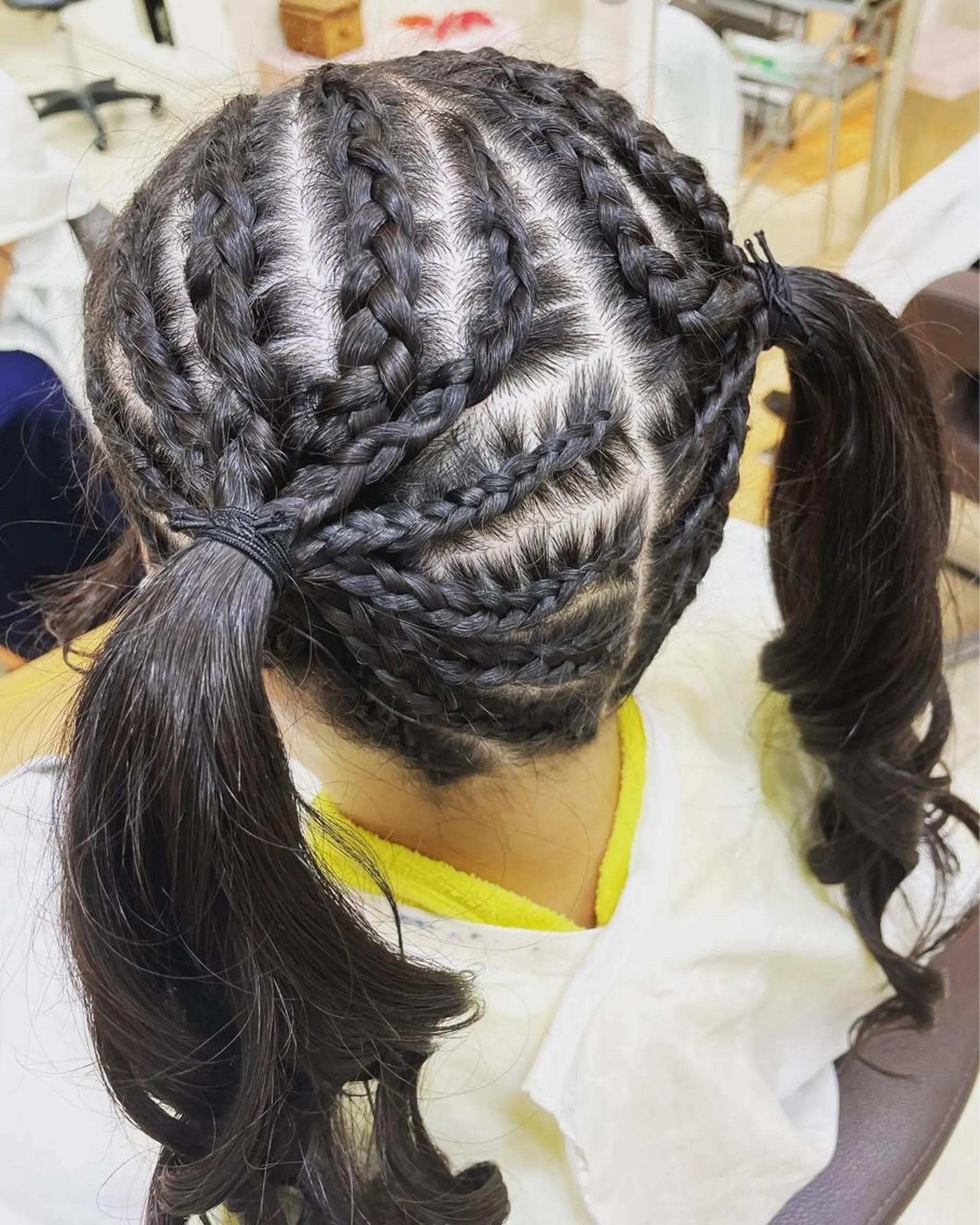 ロング 前田 菜奈子のヘアスタイル
