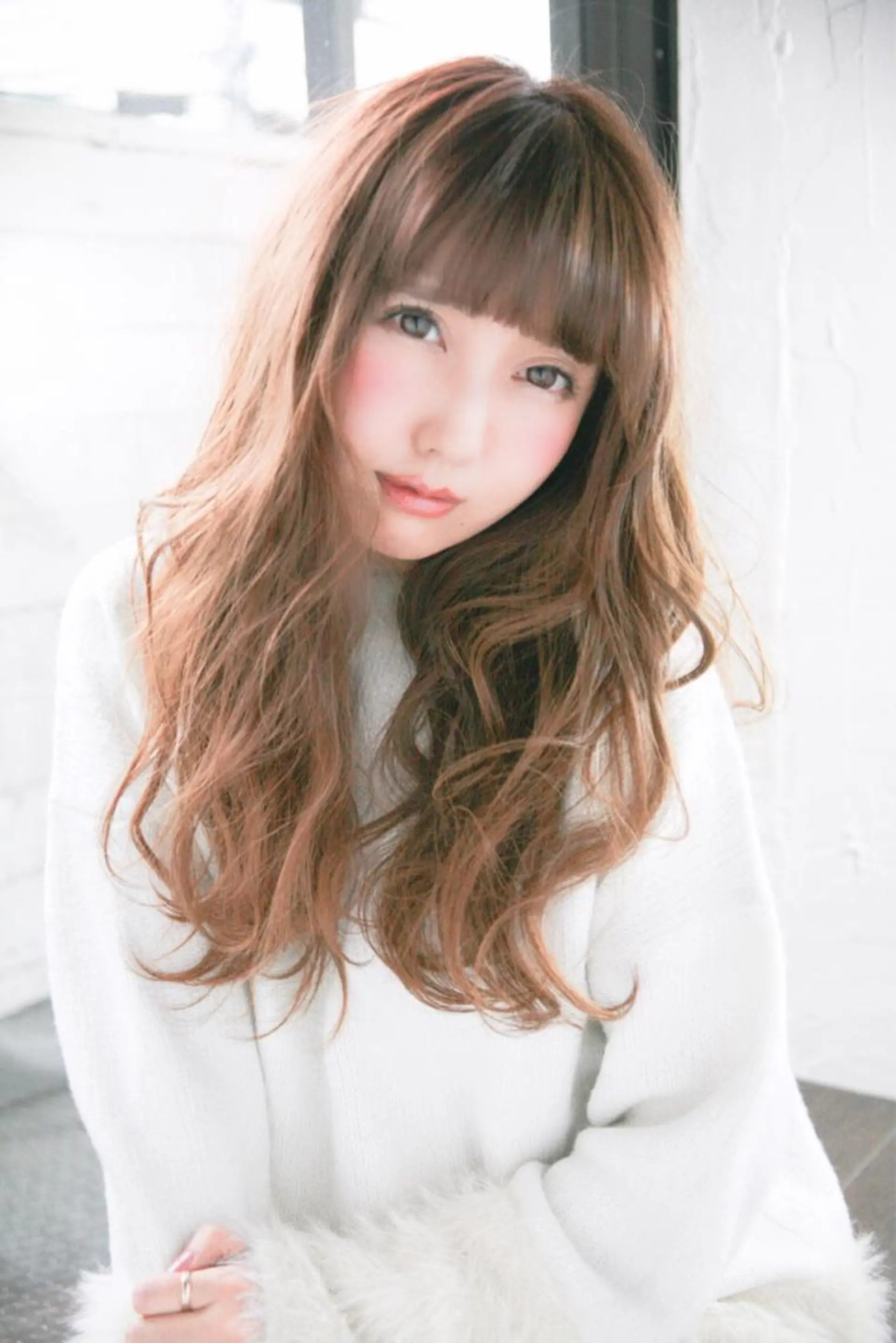 セミロング ロング 髪質改善縮毛矯正 専門店のヘアスタイル