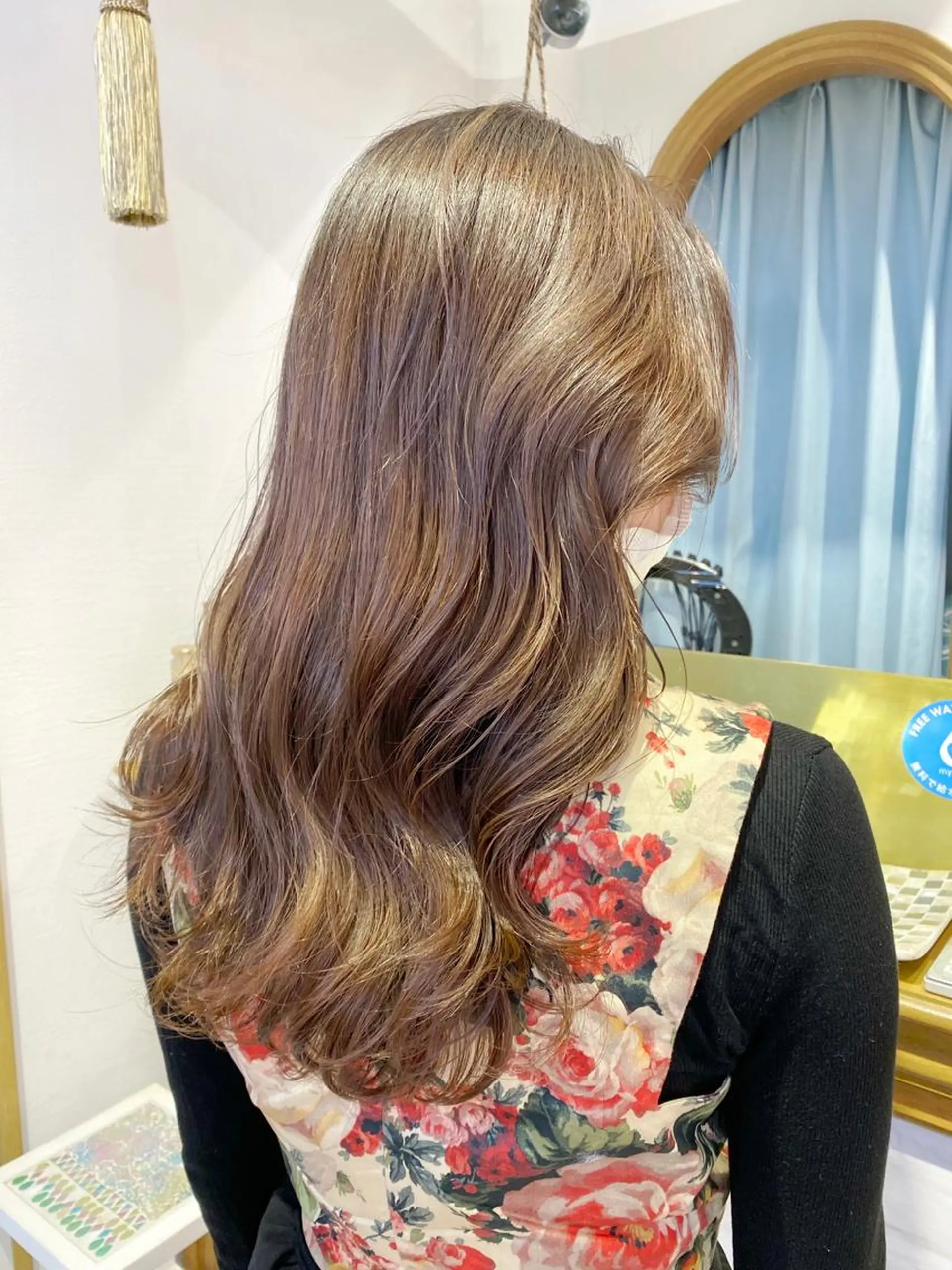 ロング カット ヘアカラー トリートメント レイヤーカット /透明感カラー西田のヘアスタイル