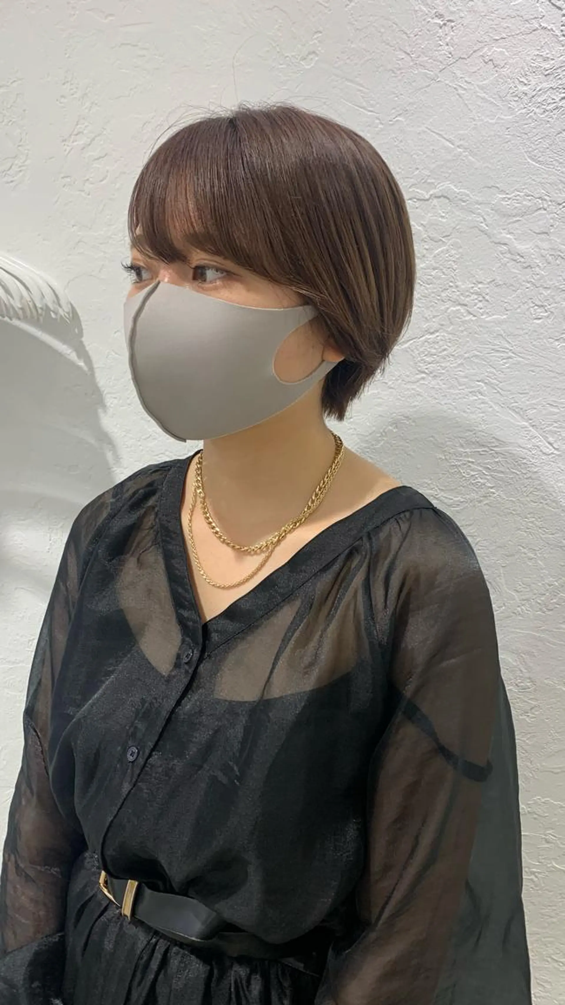 ショート カラー ブリーチなしWカラー ／レイヤー🎀マリノのヘアスタイル