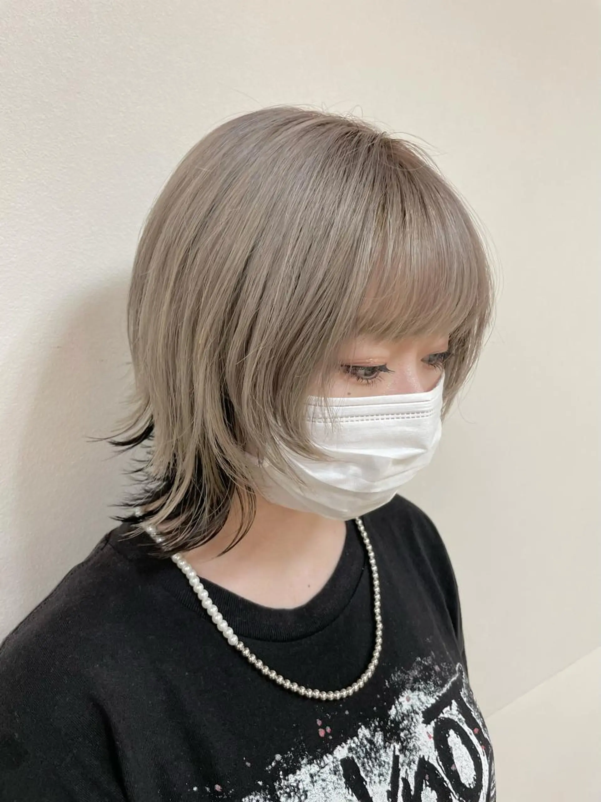 ミディアム カラー ヘアアレンジ ブリーチ ヘアカラー トリートメント 【Sweep】おじま のぞみのヘアスタイル