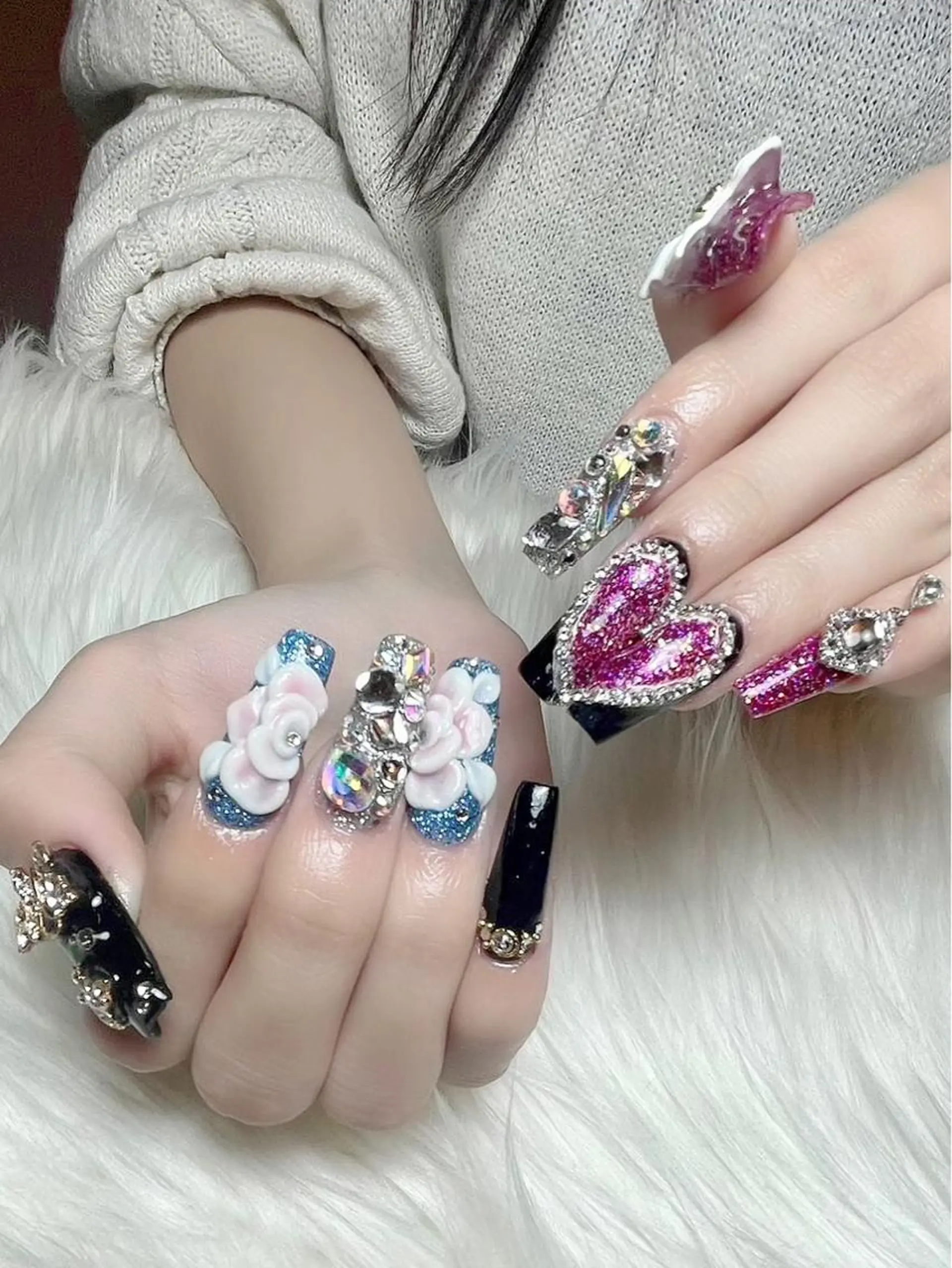 ネイル ハンドネイル Feel ‪‪☺︎‬Yuriaのネイルデザイン