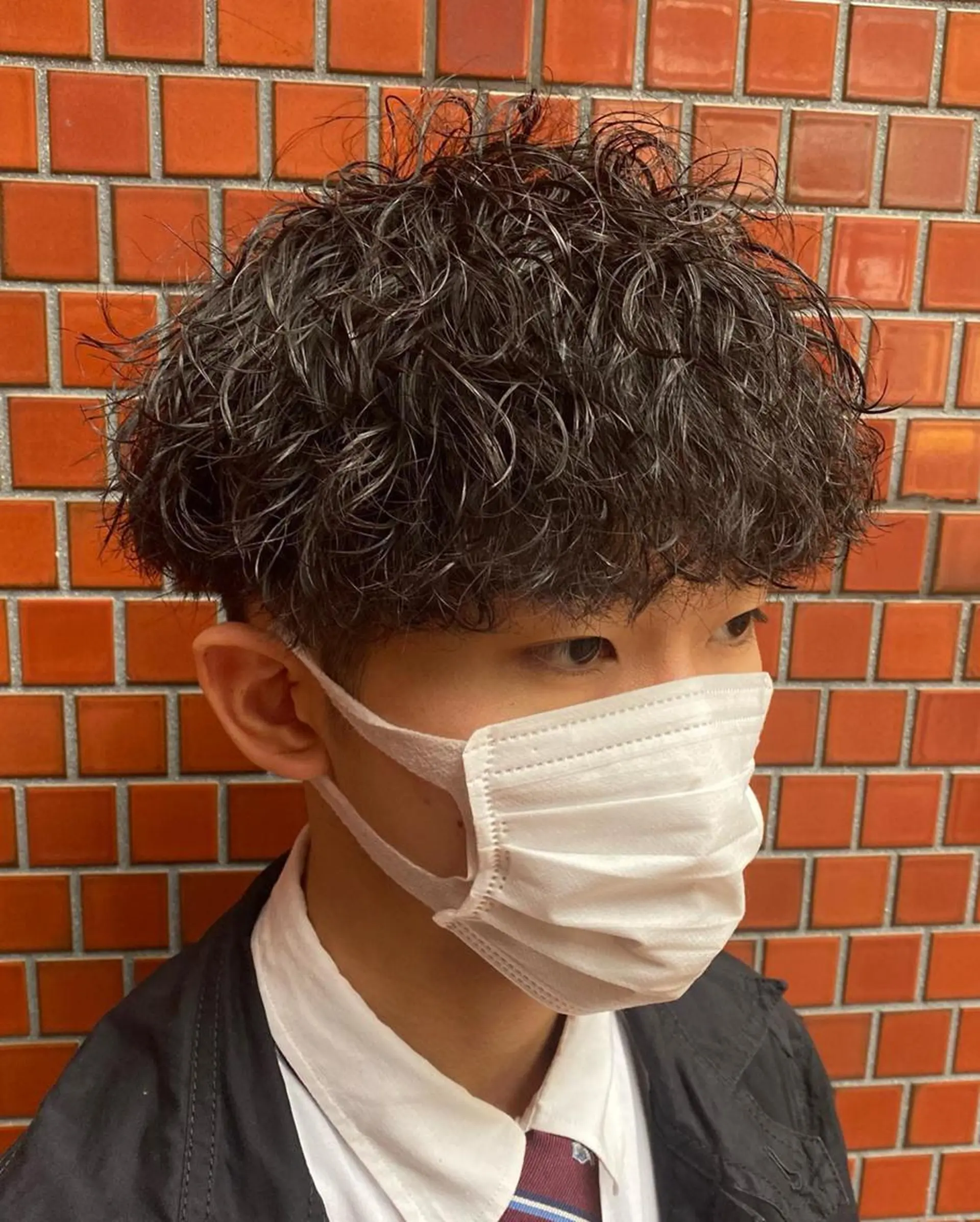 パーマ メンズ フェードカット メンズパーマ プードルパーマ メンズツイストパーマ ツイストスパイラルパーマ 年間2000名担当◎ パーマ職人/仲原佑樹のヘアスタイル