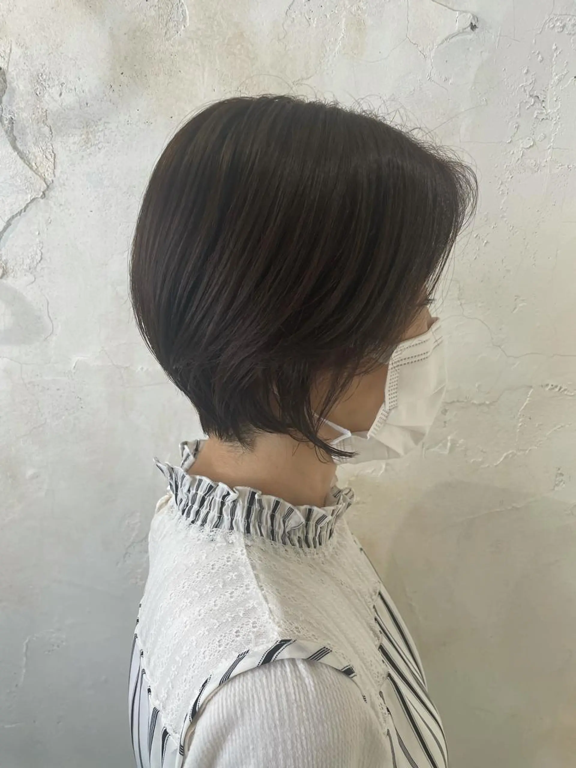 ショート カット 縮毛矯正 トリートメント マネージャー 山城洸希のヘアスタイル