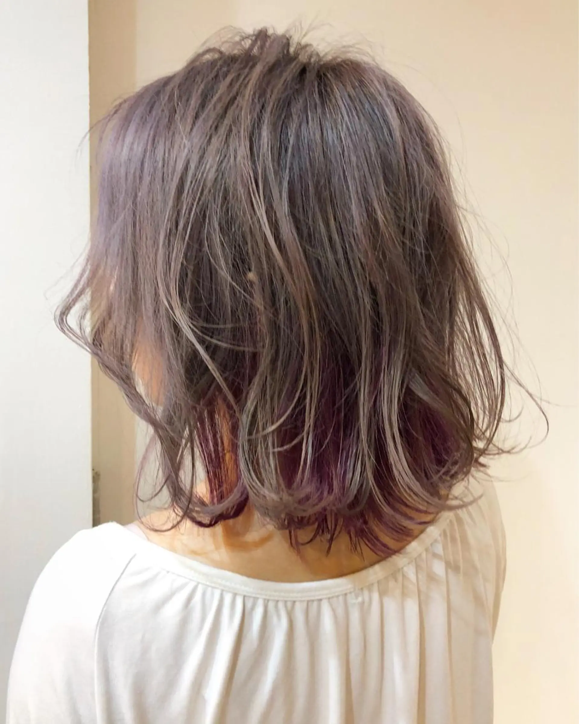 ミディアム カラー ブリーチカラー🌈 石垣翔太のヘアスタイル