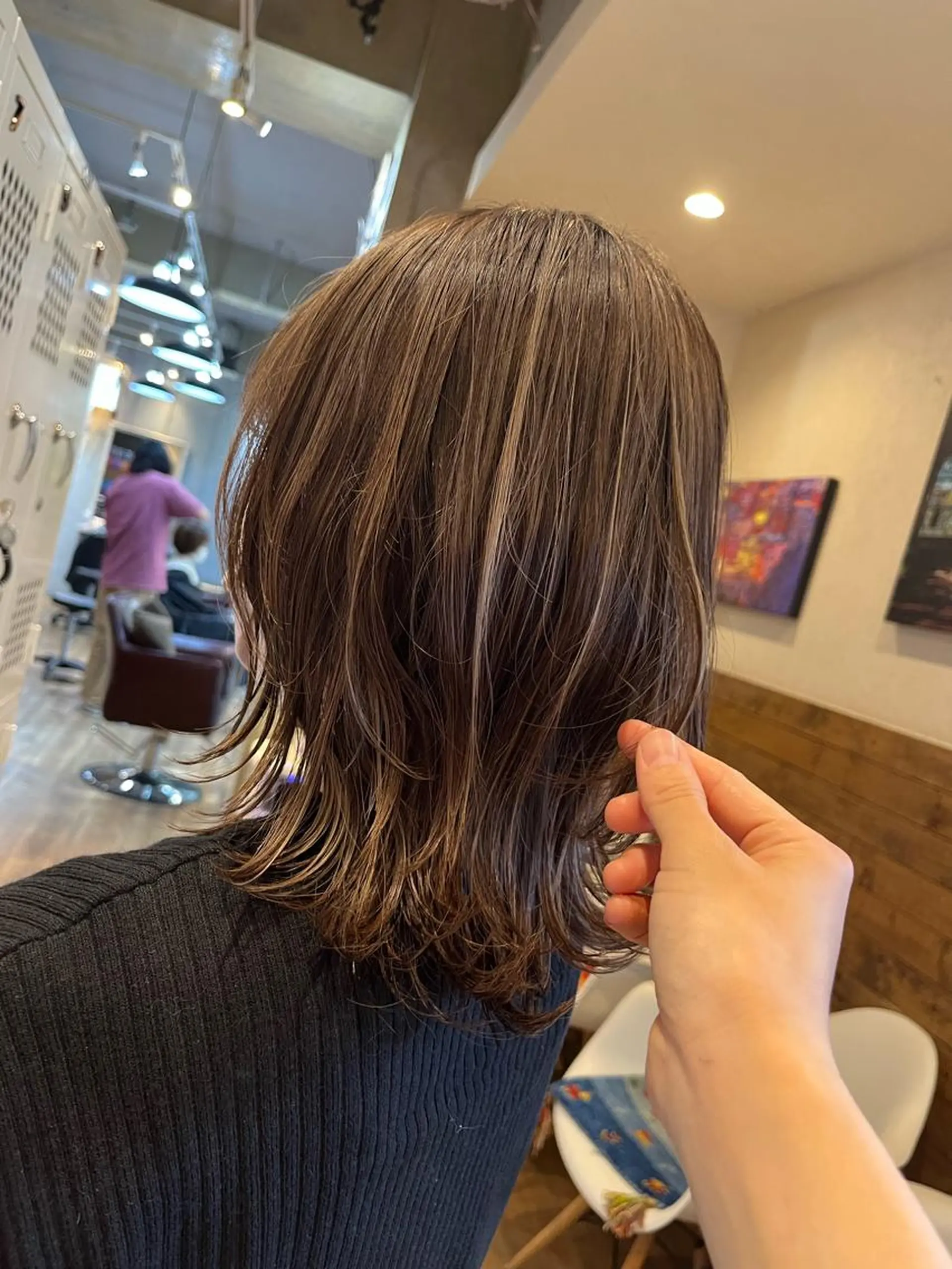 ミディアム カラー Trill所属・縮毛矯正/髪質改善 /SATOKOのヘアスタイル