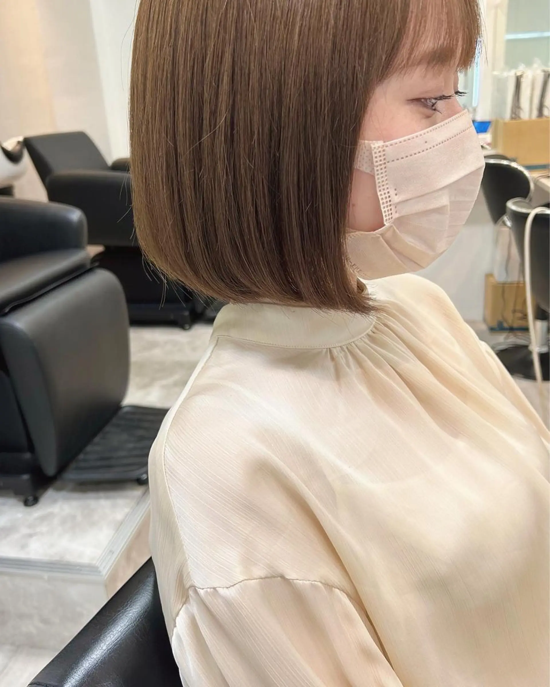 ショート カラー ヘアアレンジ 代表🎀 ふわモテ愛 され髪🩷yumiのヘアスタイル