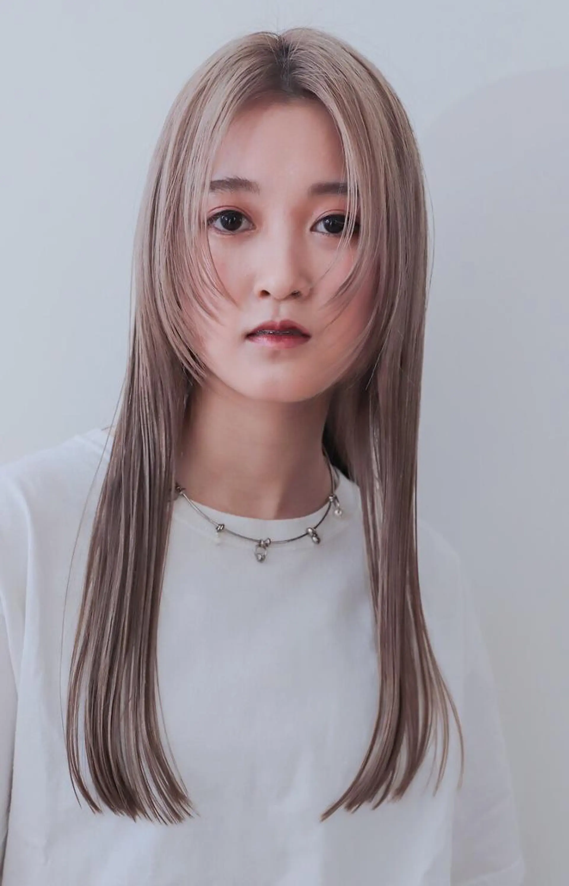 ロング ボブ ハイライト 髪質改善 韓国風ヘア レイヤーカット .5 by SOLEIL藤沢店のヘアスタイル