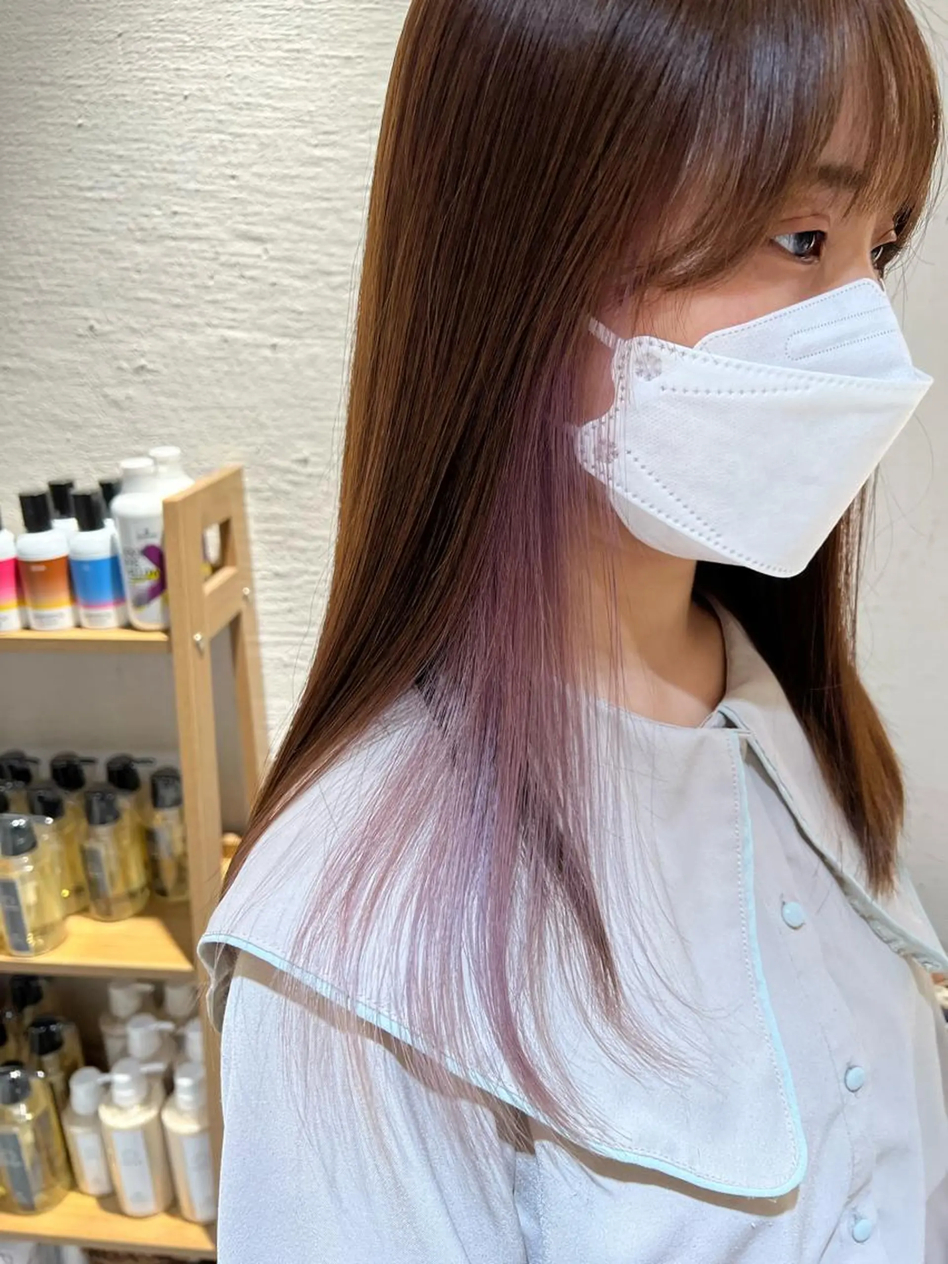 セミロング カット ヘアカラー mai 🌷のヘアスタイル