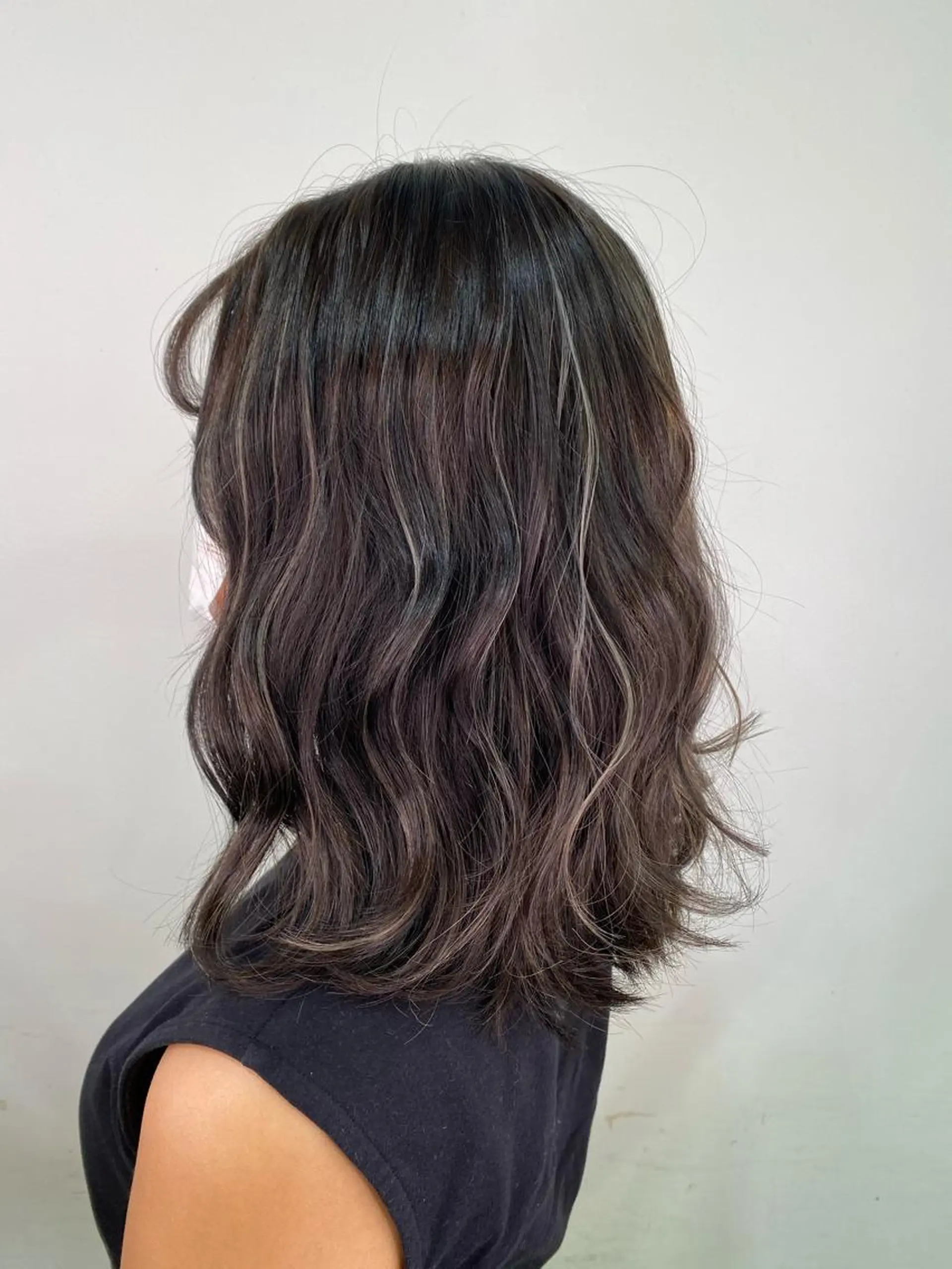 ミディアム カラー ヘアアレンジ ネイル マツエク・マツパ ハイライトカラー ハイライト 💠AYANE /吉祥寺💠のマツエク・マツパデザイン