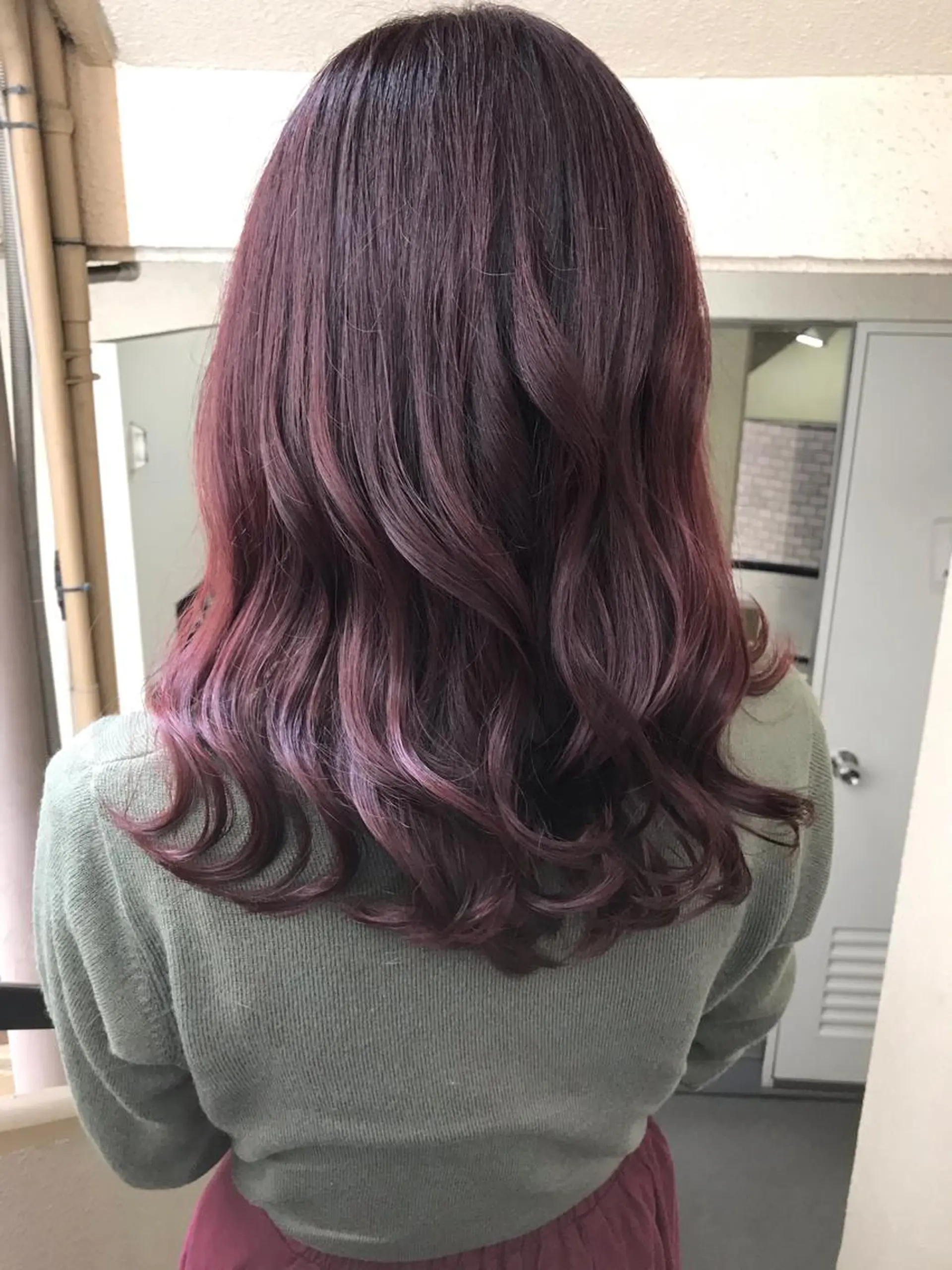 ミディアム カラー ヘアカラー 縮毛矯正 トリートメント 💎髪質改善💎 デザイナーshinのヘアスタイル