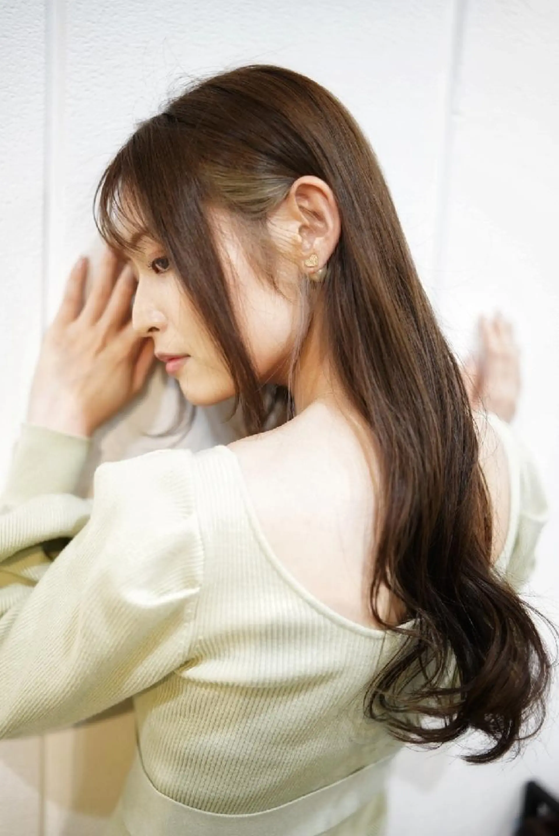 ロング カット ヘアカラー トリートメント 山田 周のヘアスタイル