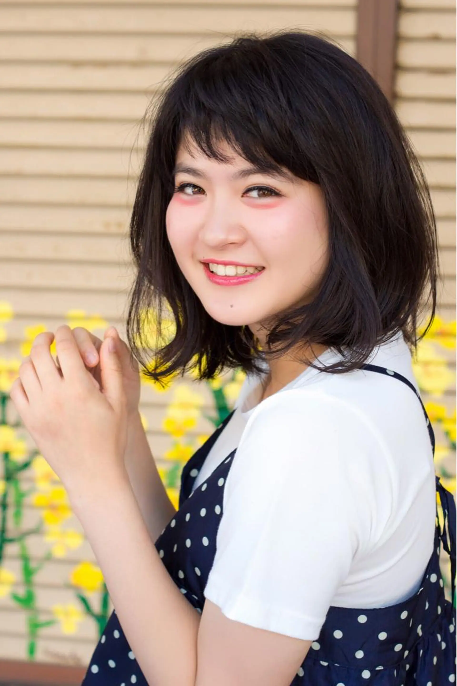 ミディアム パーマ ヘアアレンジ 【滝川市 美容師】 髙橋昌也のヘアスタイル