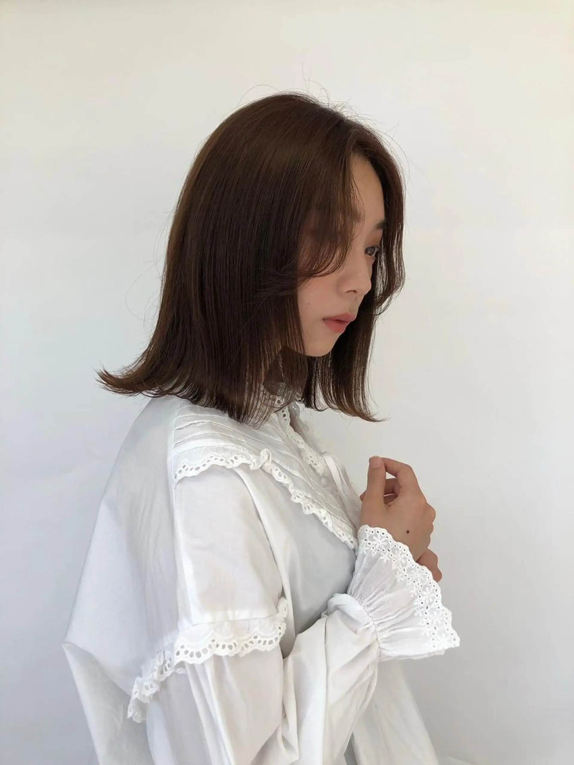 ミディアム カラー 🤍オオカワ レイナ🤍のヘアスタイル