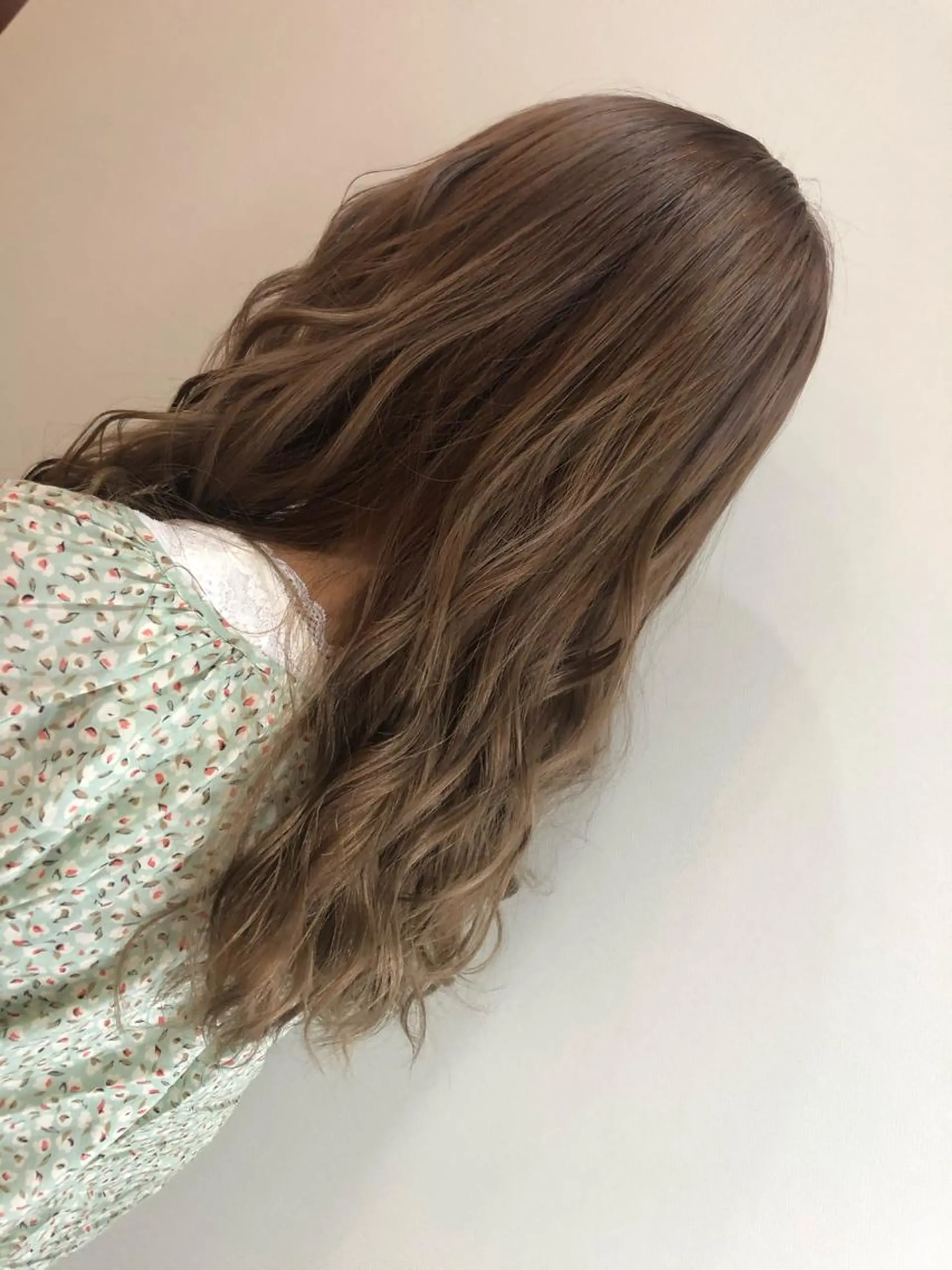 セミロング カラー ヘアアレンジ 🍀アレンジ簡単ヘア ☘️石田万里奈🍀のヘアスタイル